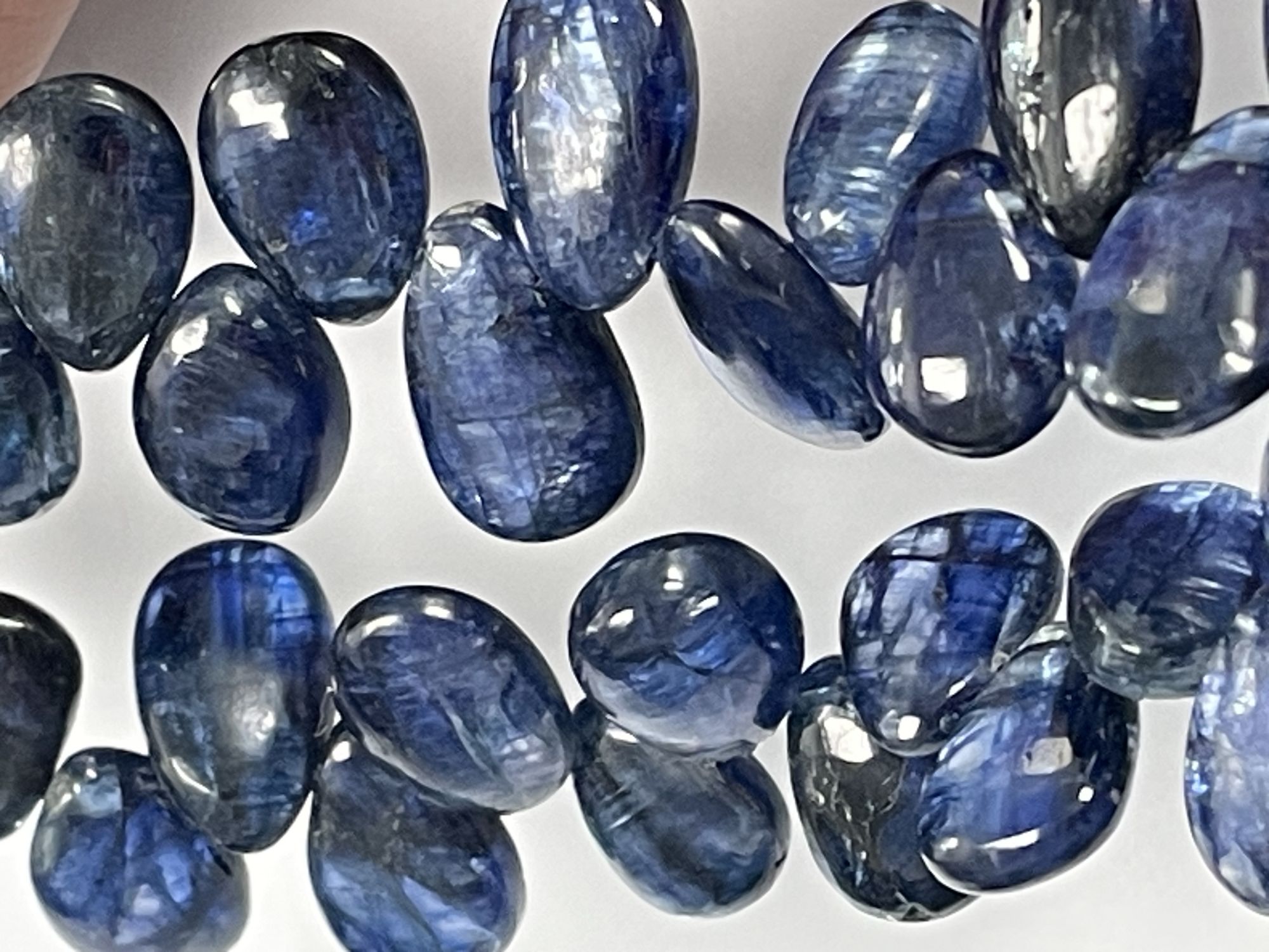 Blue Kyanite Pear Smooth