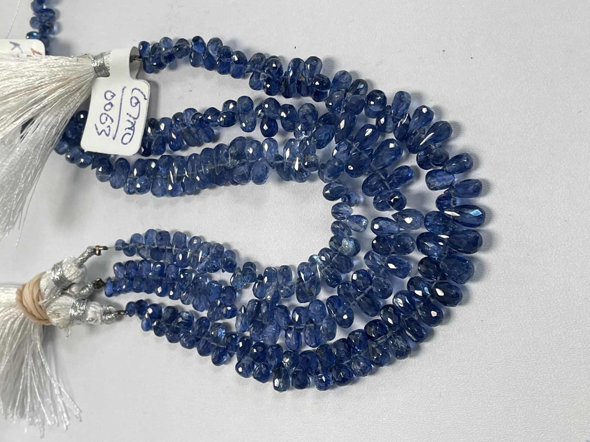Blue Kyanite Drop Faceted