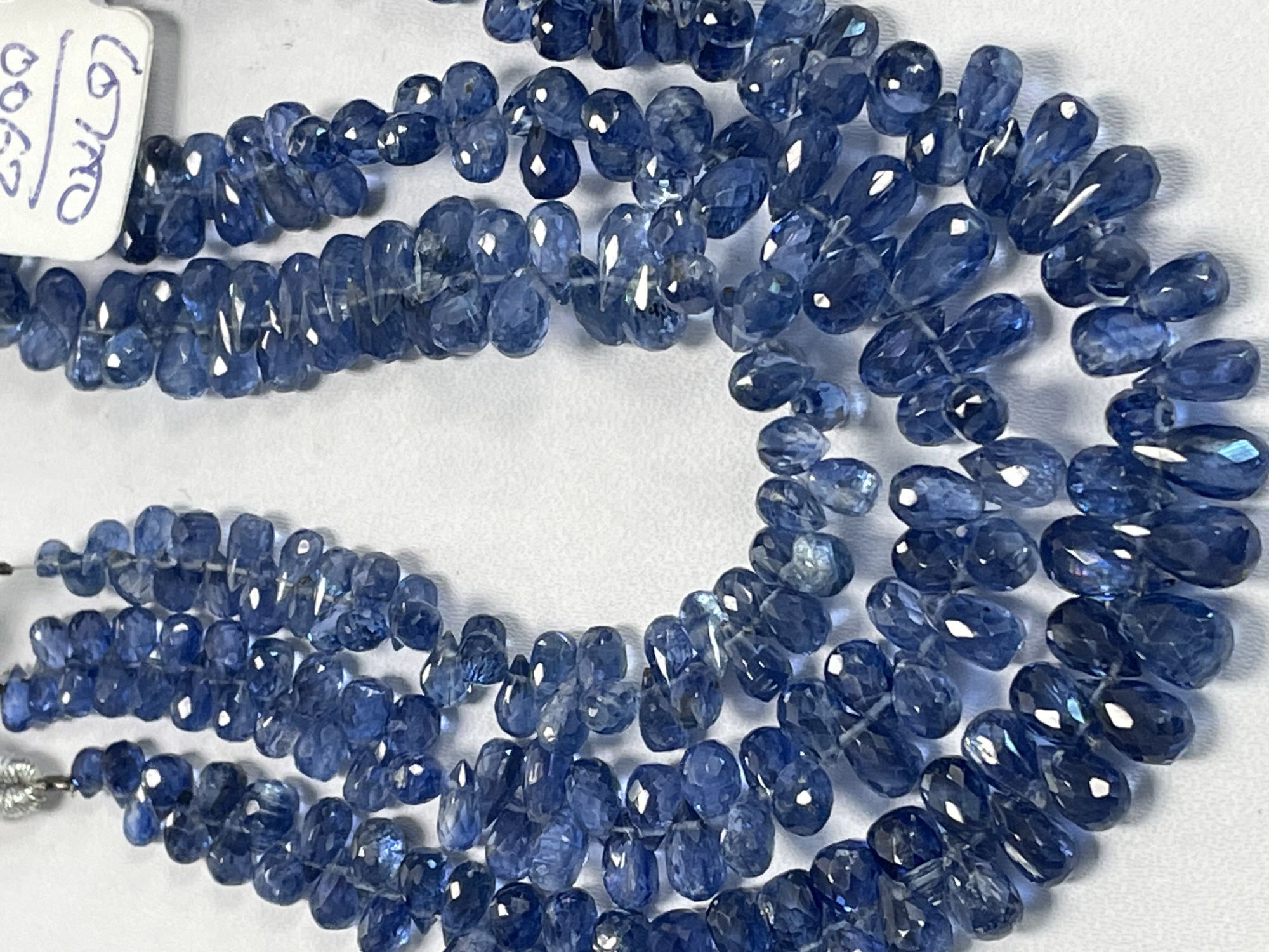 Blue Kyanite Drop Faceted