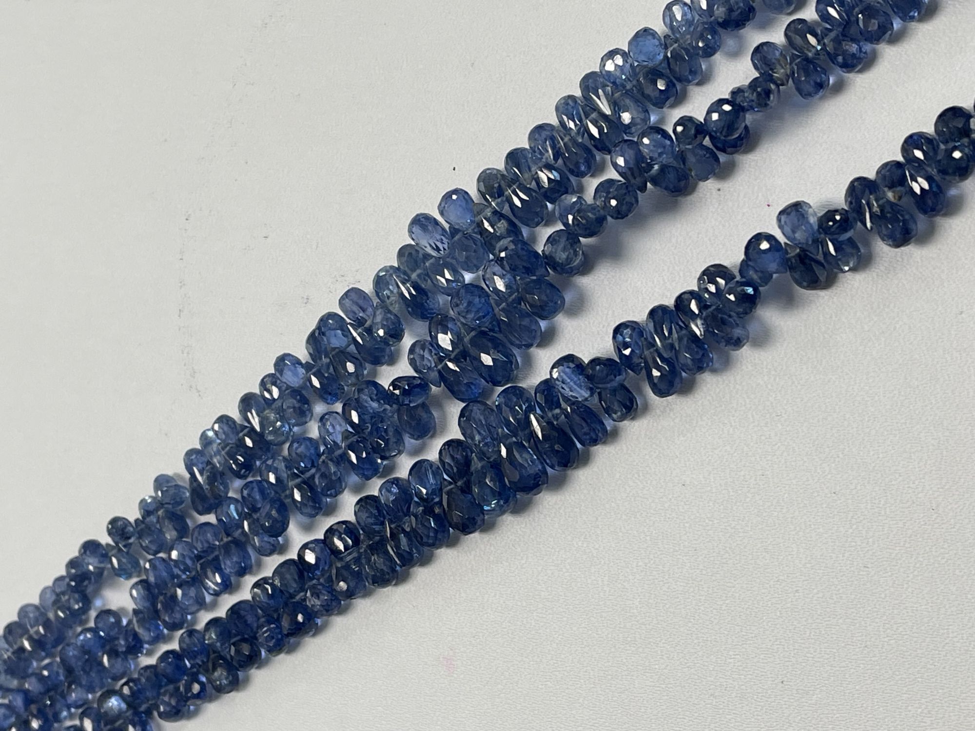 Blue Kyanite Drop Faceted