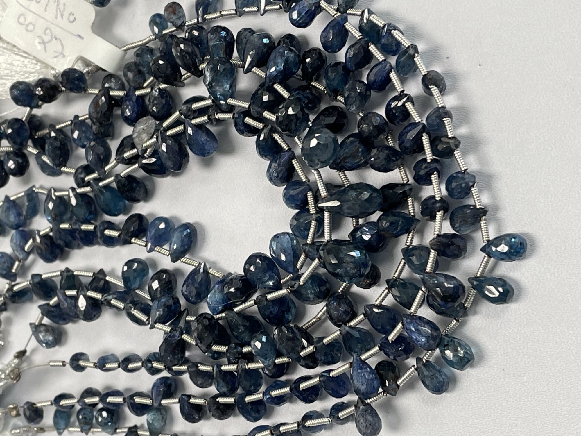 Blue Kyanite Drop Faceted