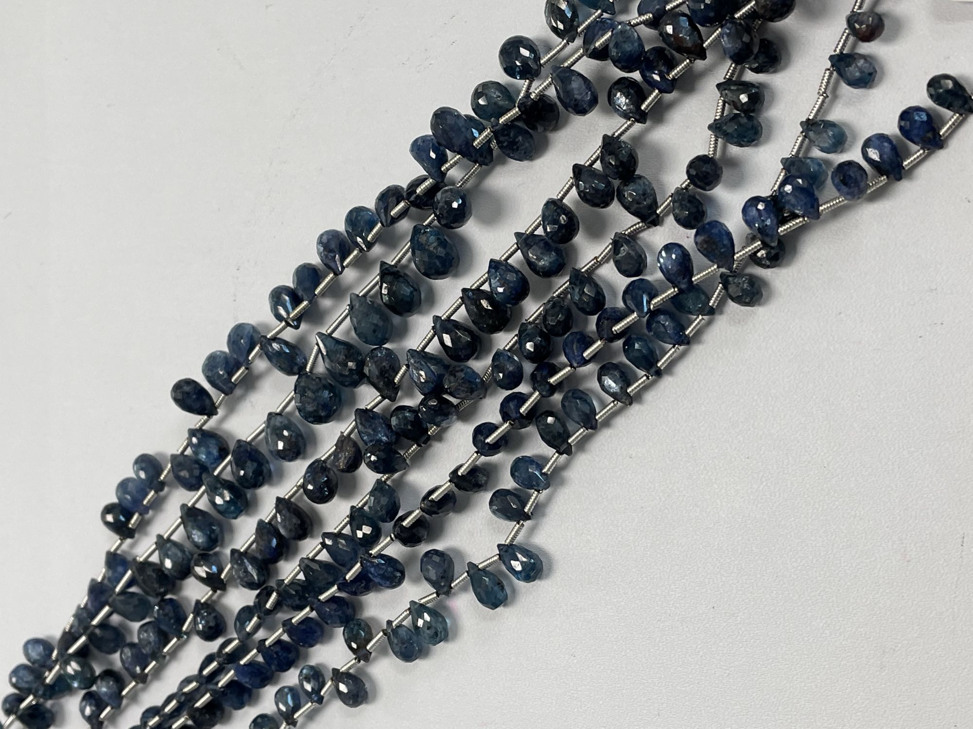 Blue Kyanite Drop Faceted