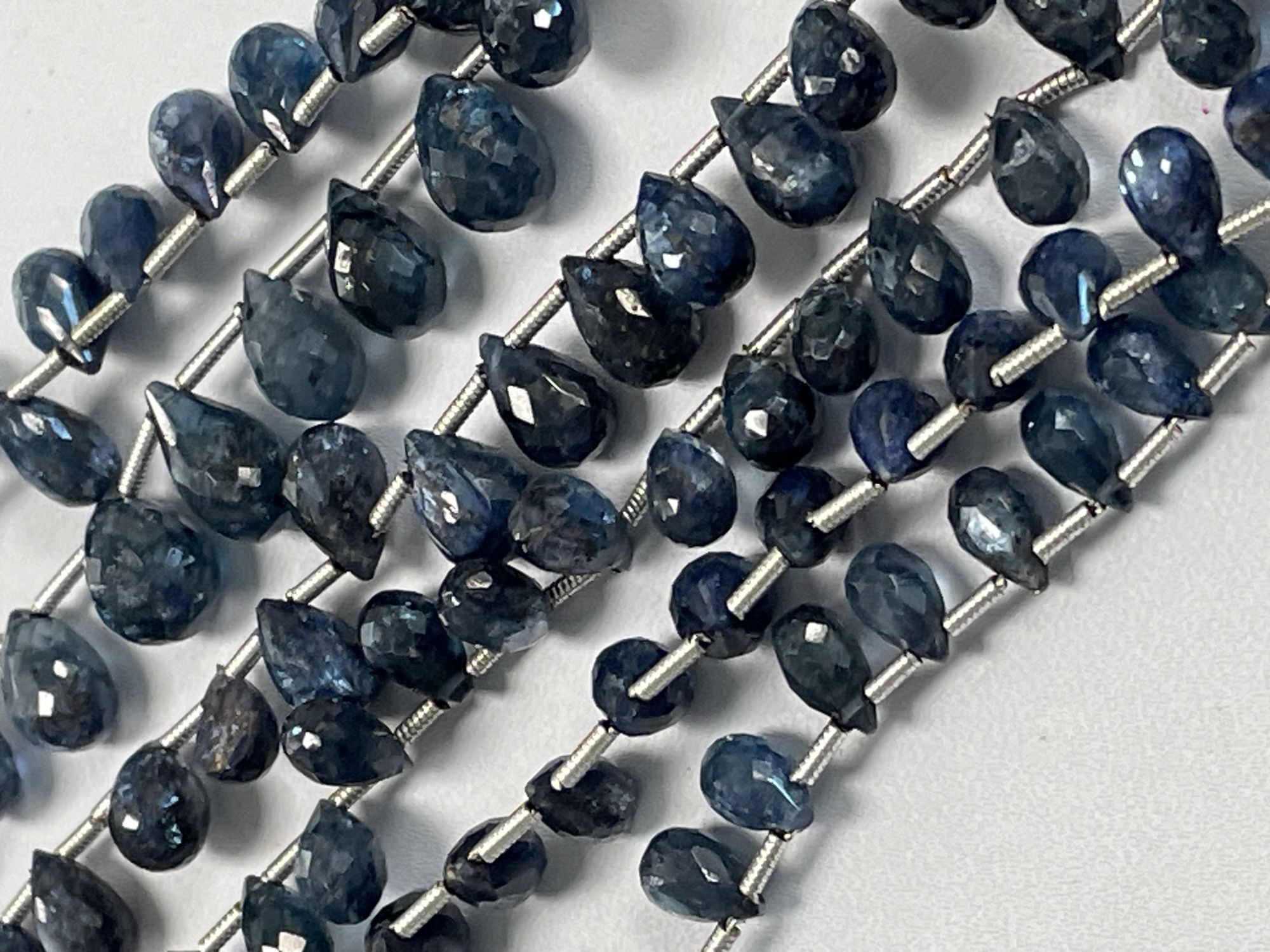 Blue Kyanite Drop Faceted