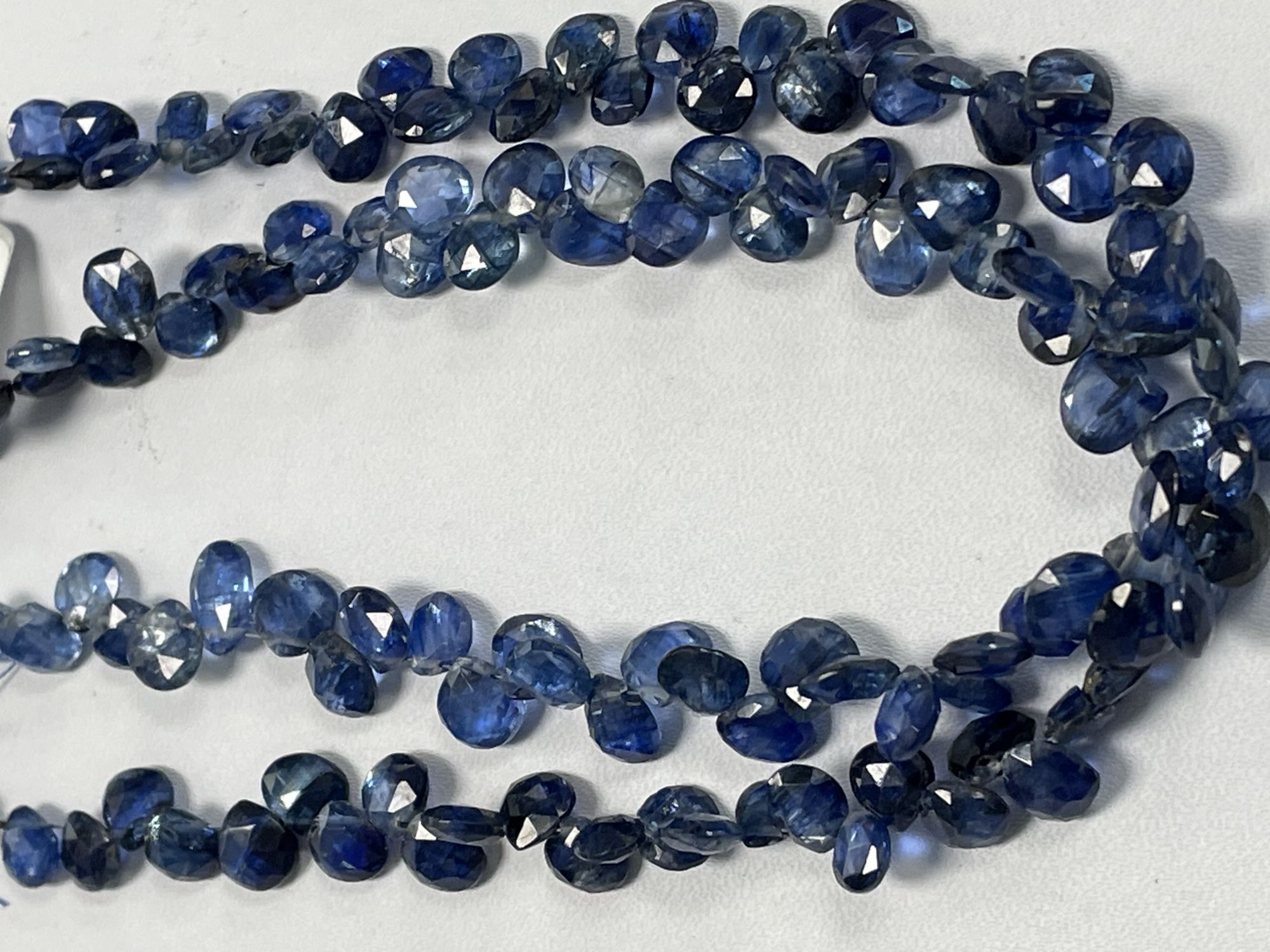 Blue Kyanite Heart Faceted