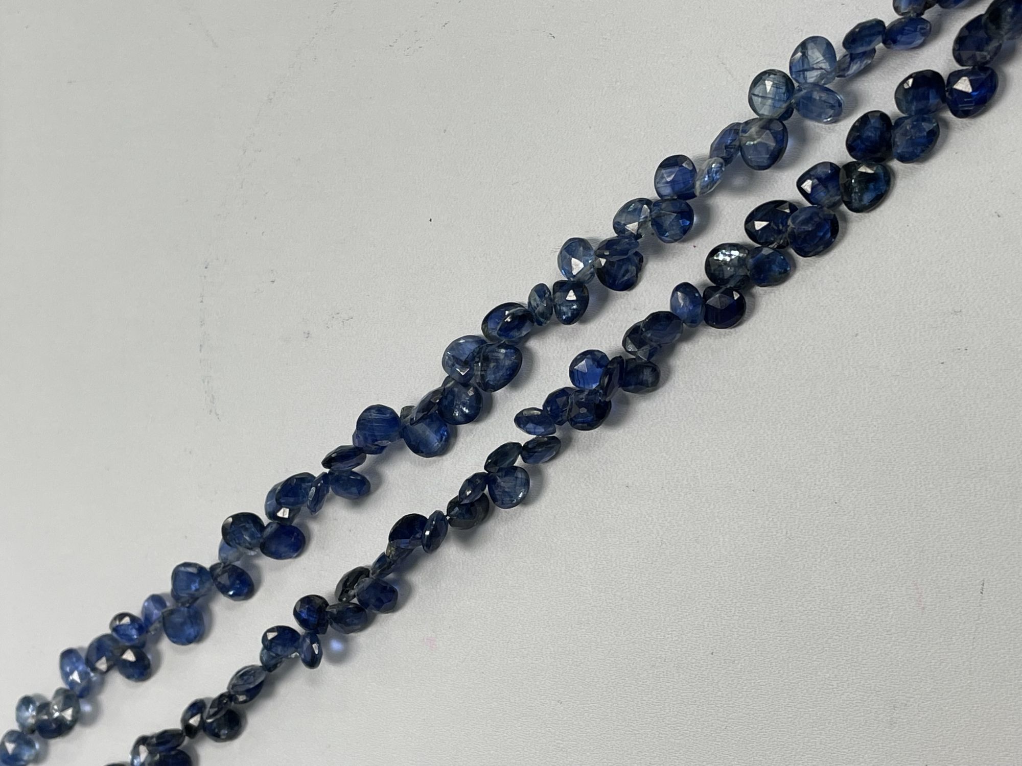 Blue Kyanite Heart Faceted