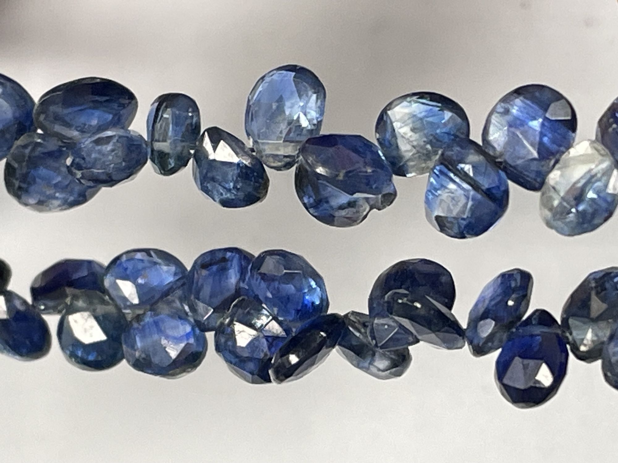 Blue Kyanite Heart Faceted