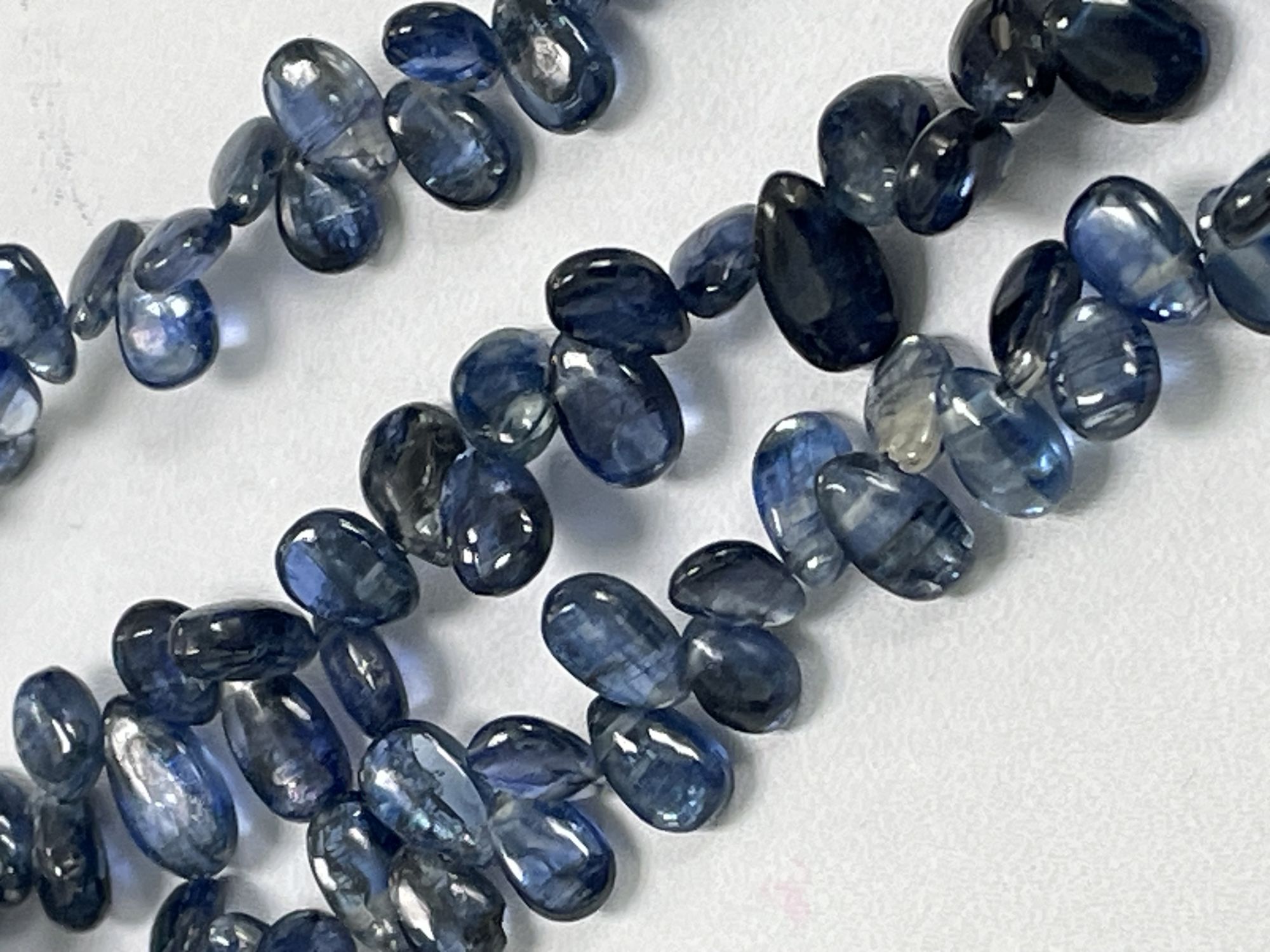 Blue Kyanite Pear Smooth