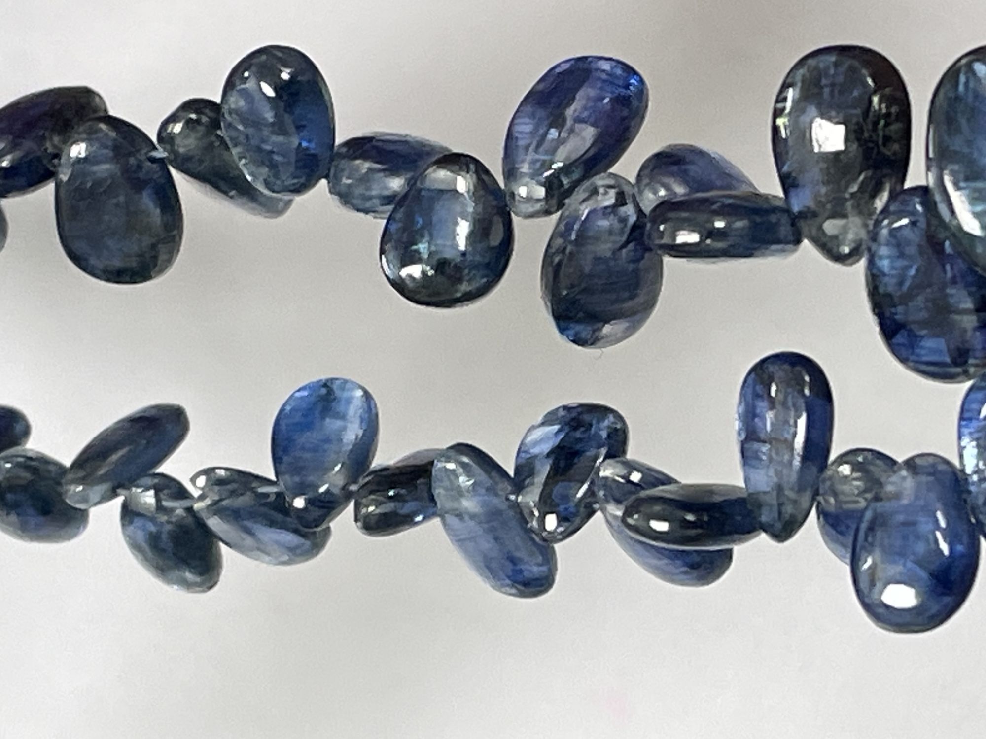 Blue Kyanite Pear Smooth