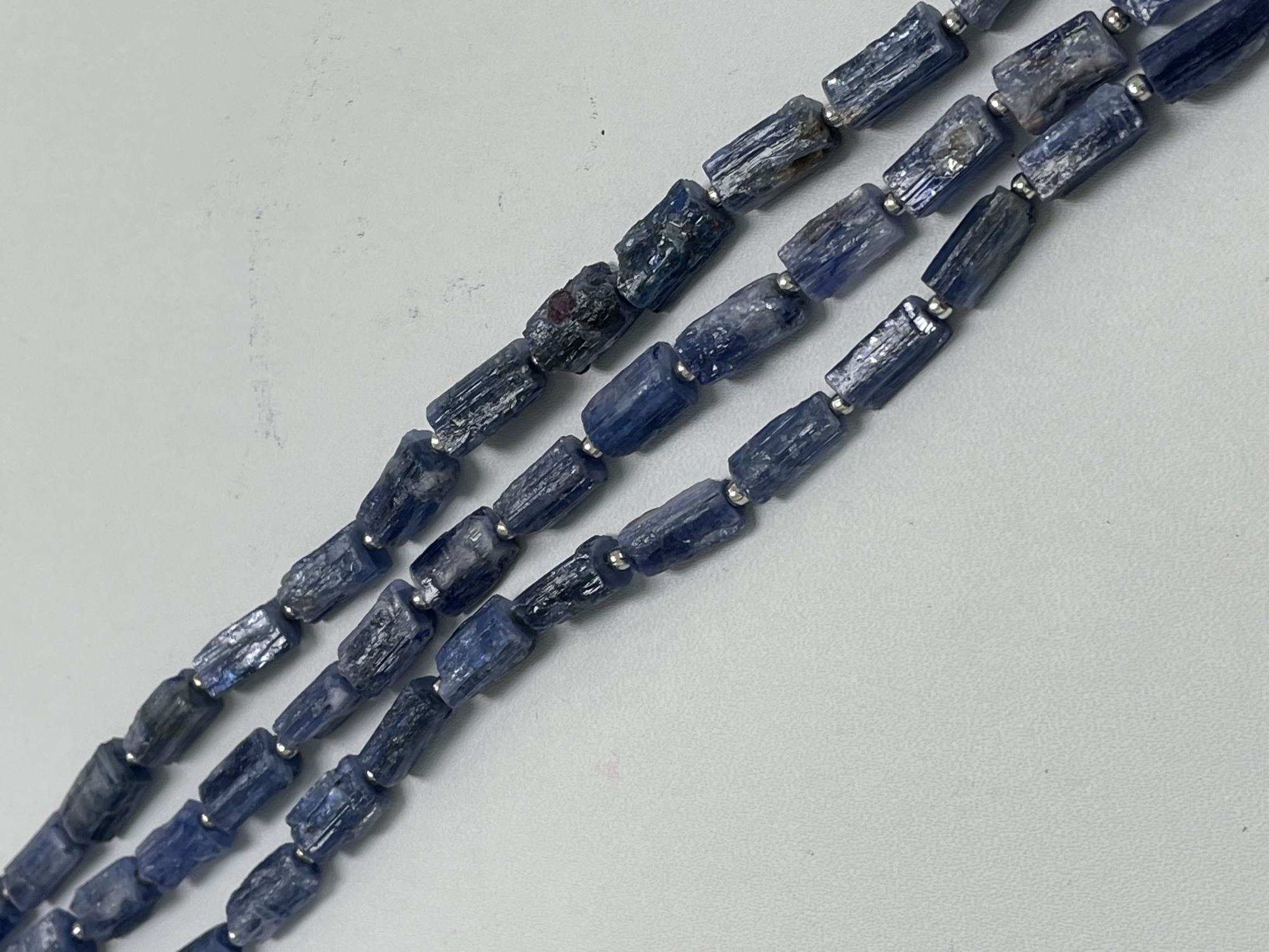 Blue Kyanite Tube Nugget Rough Cut