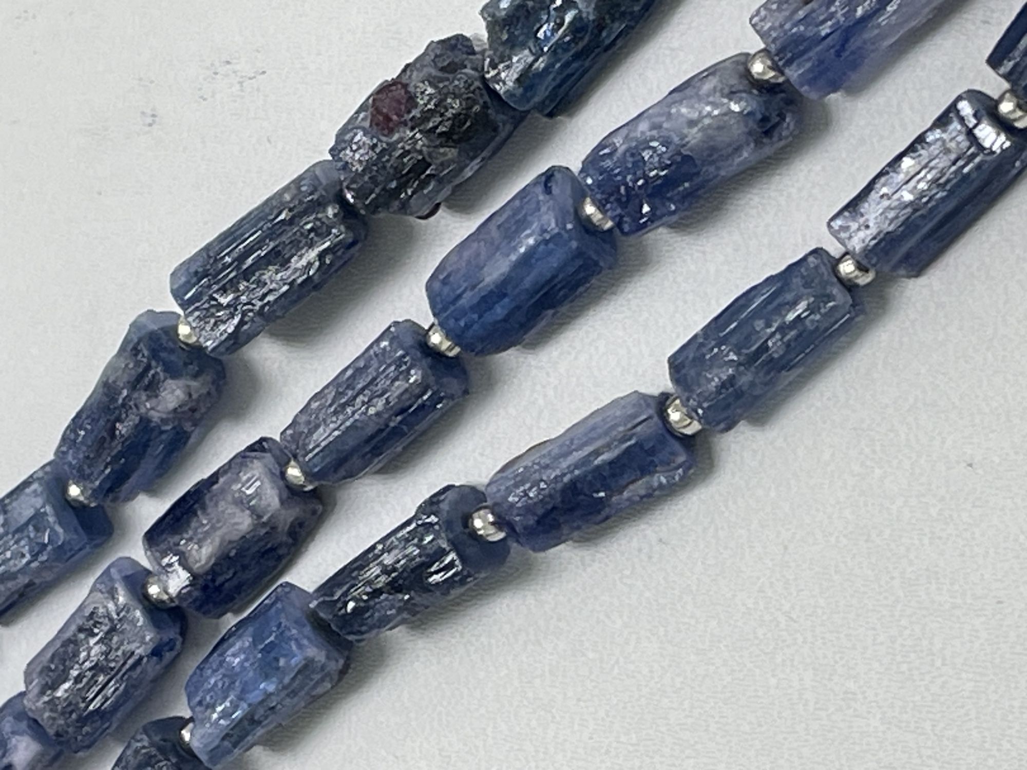 Blue Kyanite Tube Nugget Rough Cut