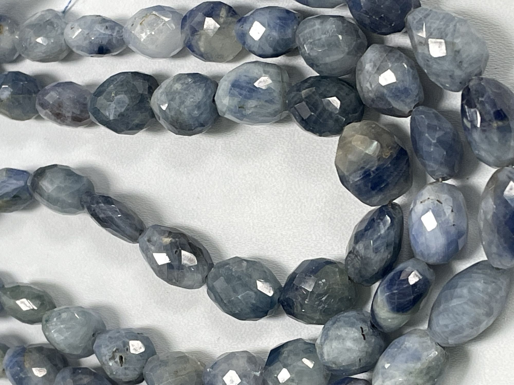 Blue Sapphire Nugget Faceted