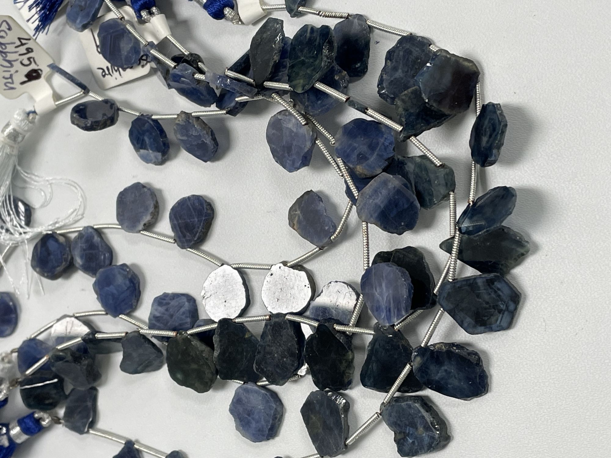 Blue Sapphire Slice Smooth