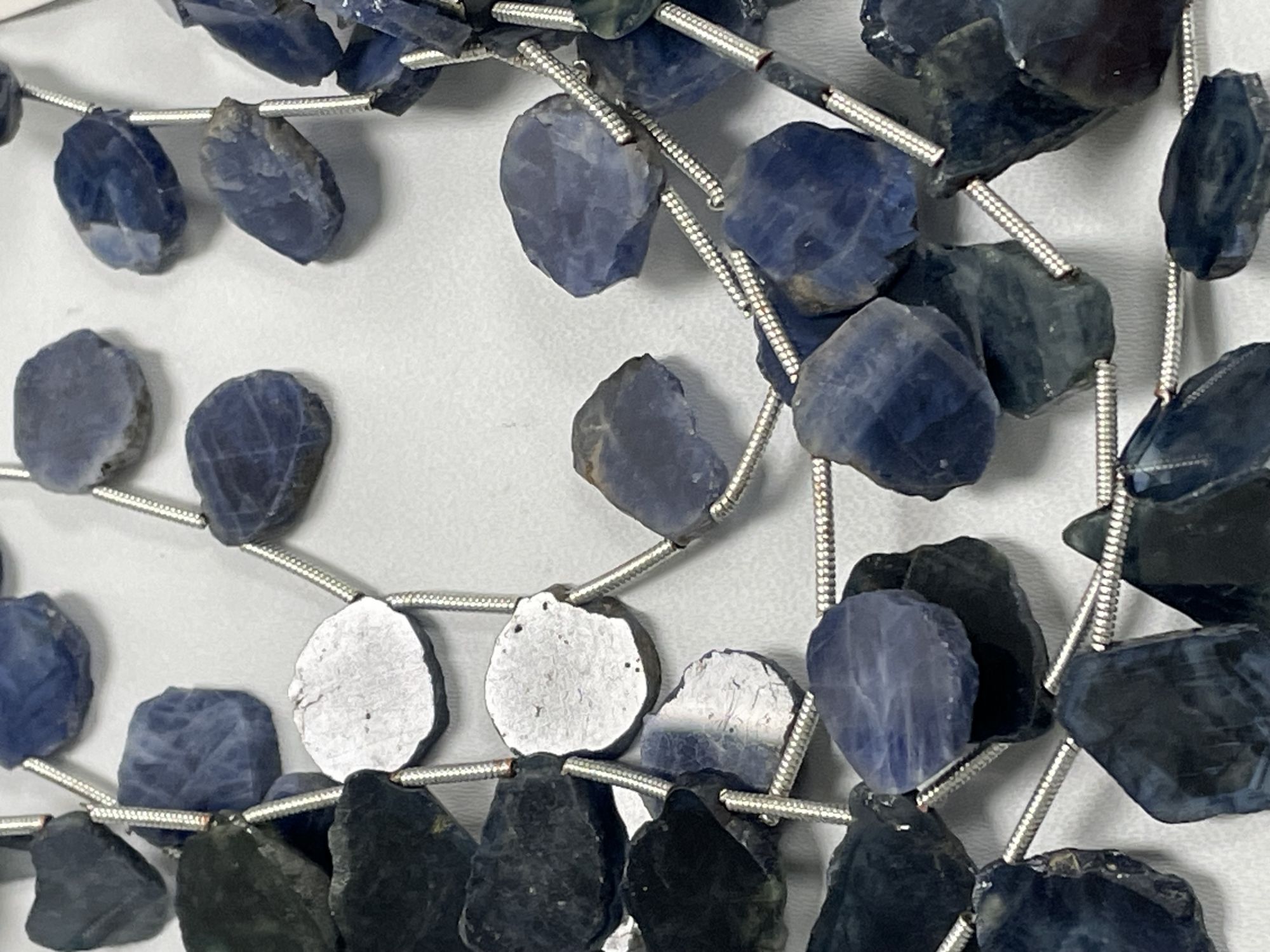 Blue Sapphire Slice Smooth