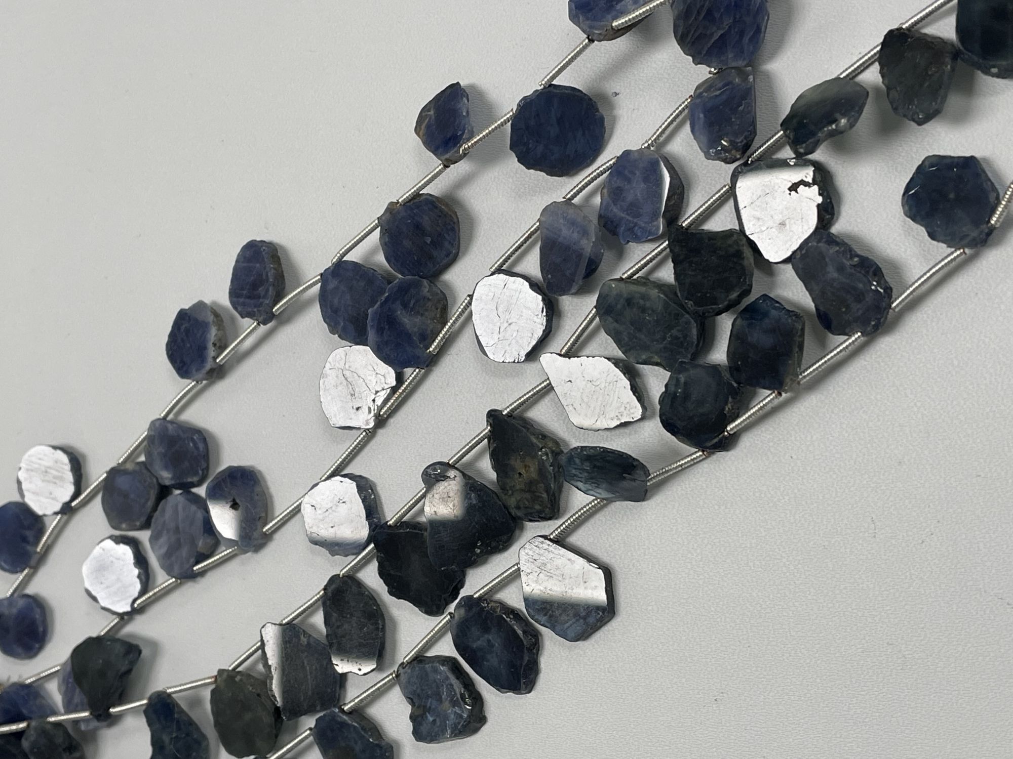Blue Sapphire Slice Smooth