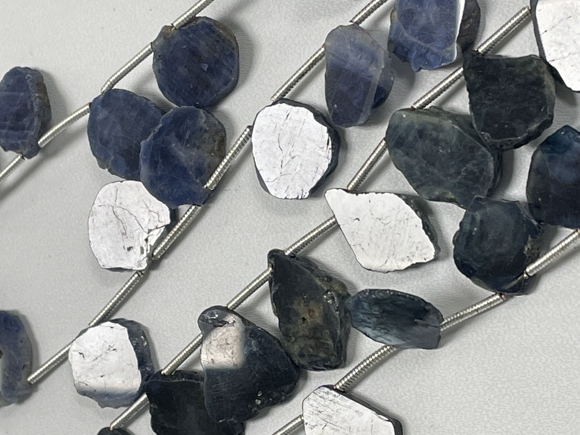 Blue Sapphire Slice Smooth