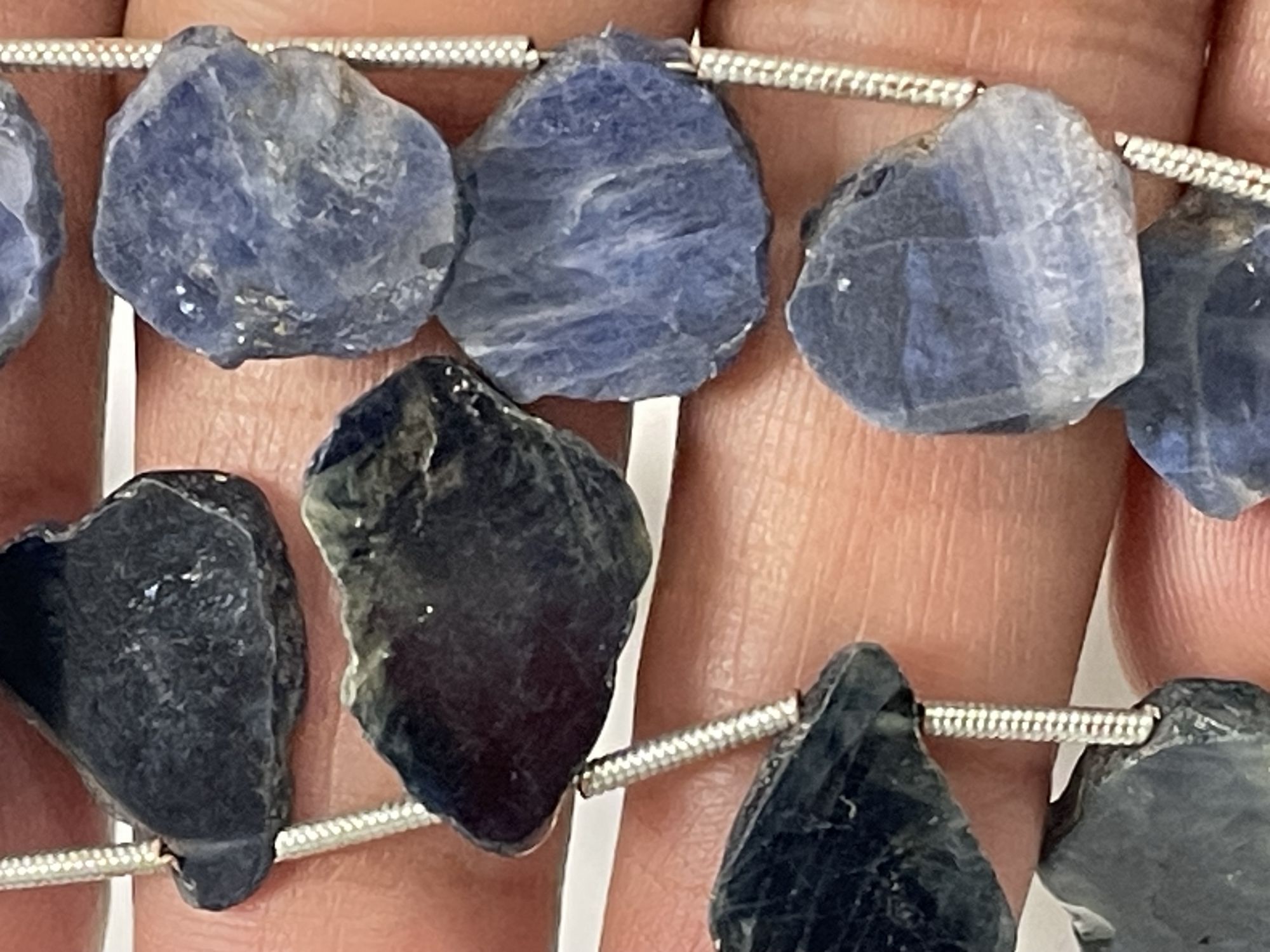 Blue Sapphire Slice Smooth