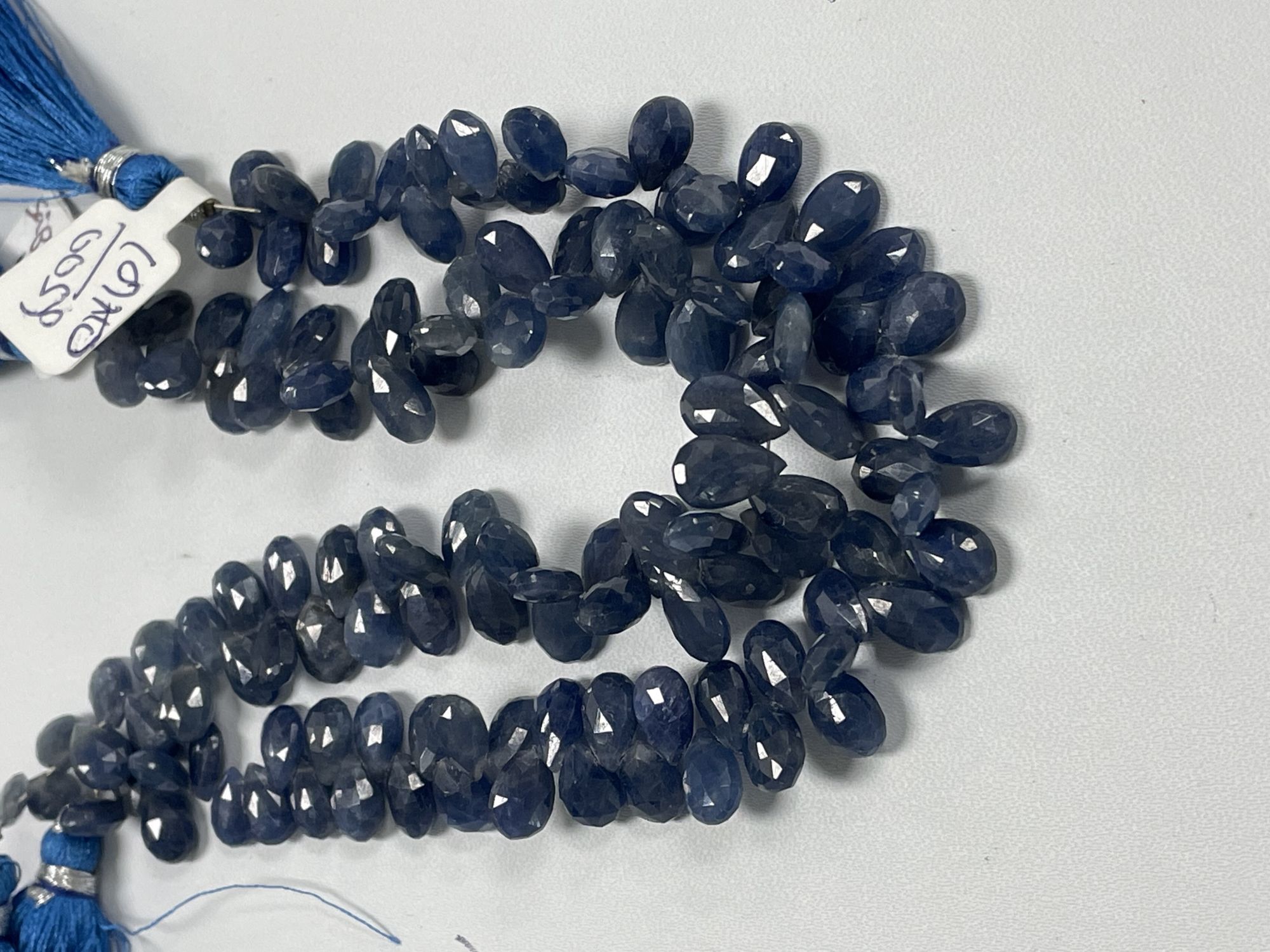 Blue Sapphire Pear Faceted