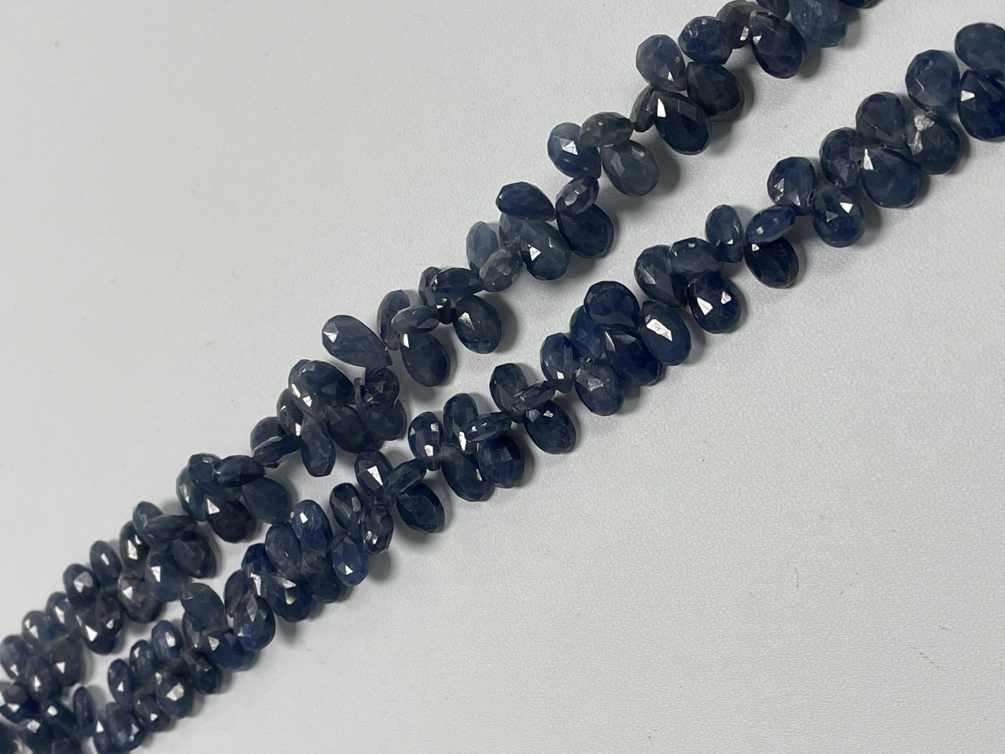 Blue Sapphire Pear Faceted