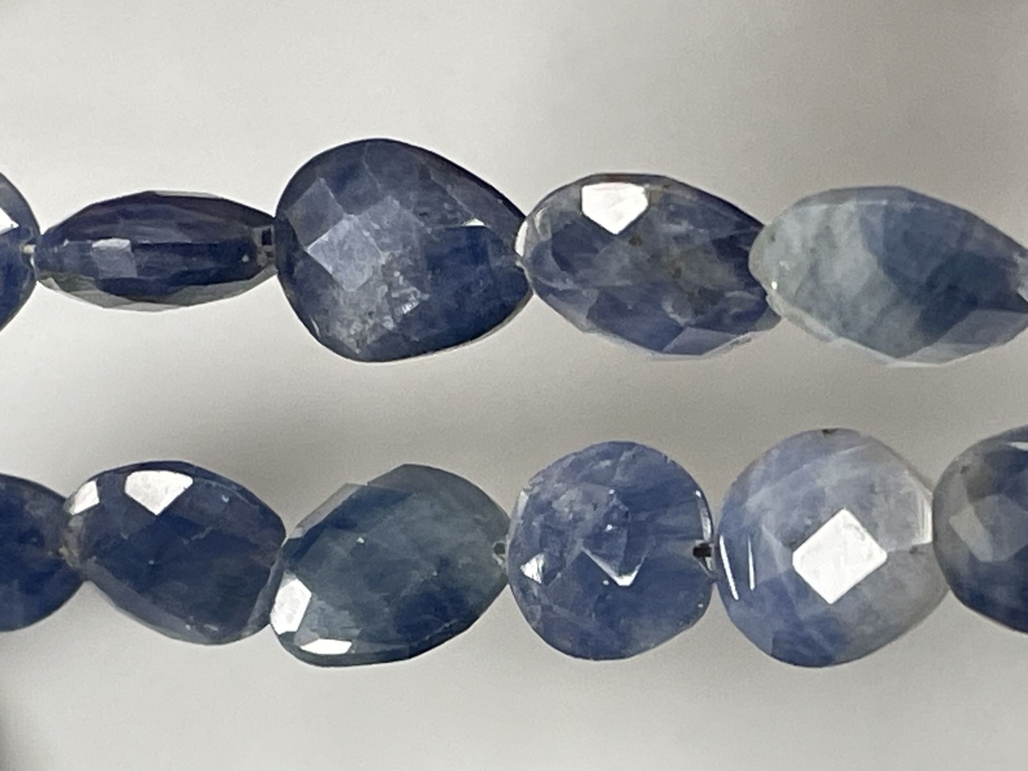 Blue Sapphire Nugget Faceted