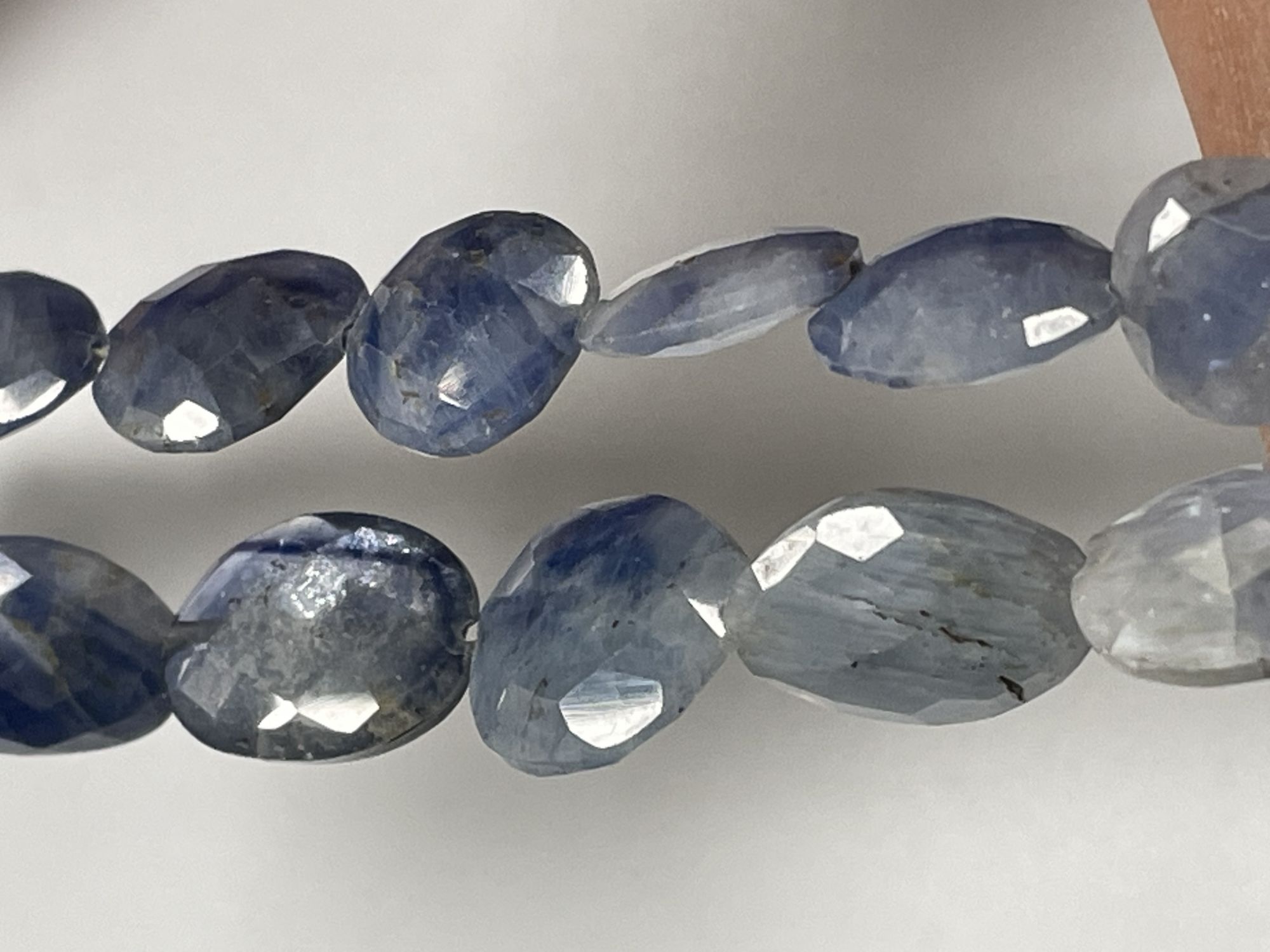 Blue Sapphire Nugget Faceted