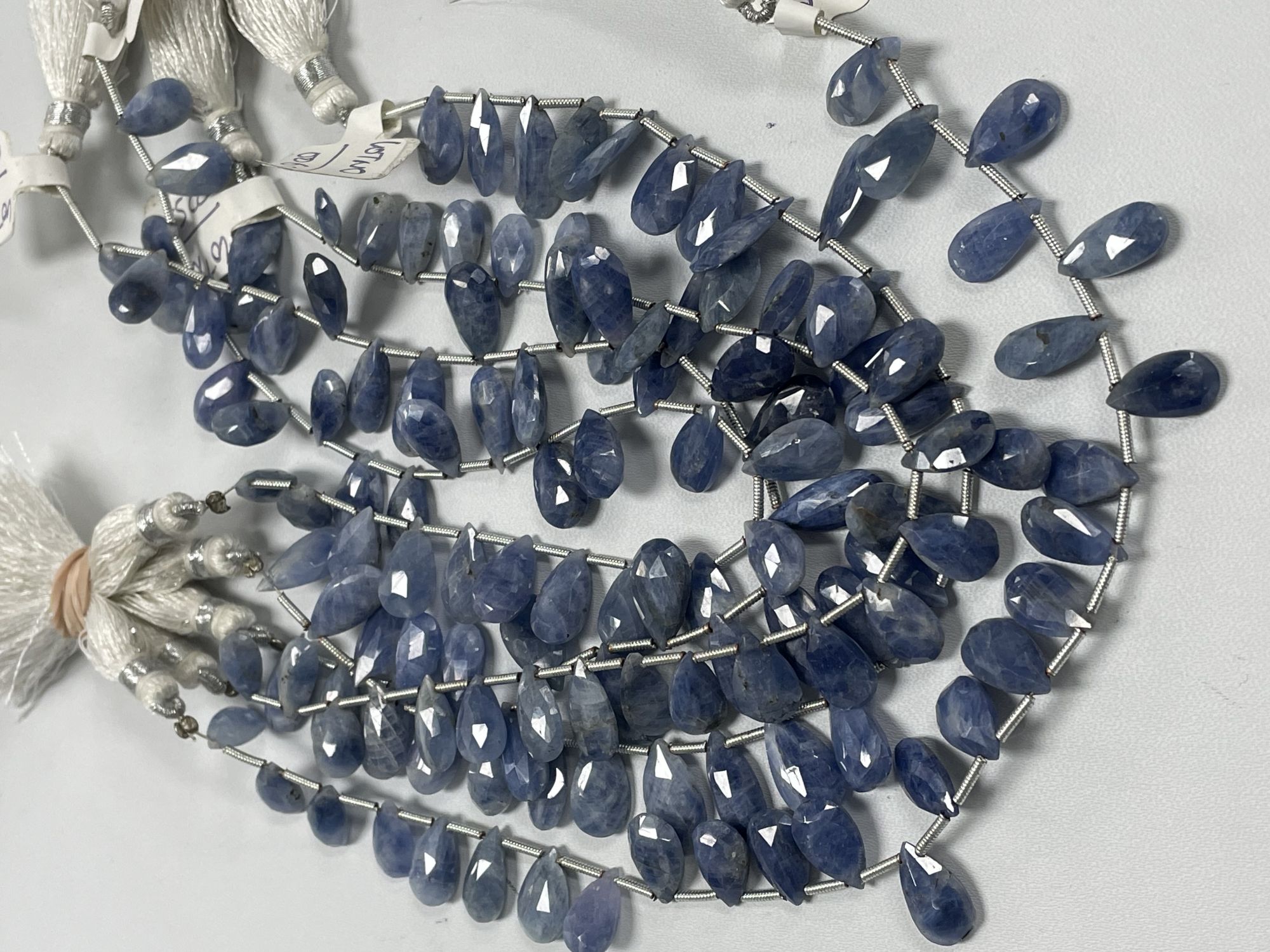 Blue Sapphire Pear Faceted
