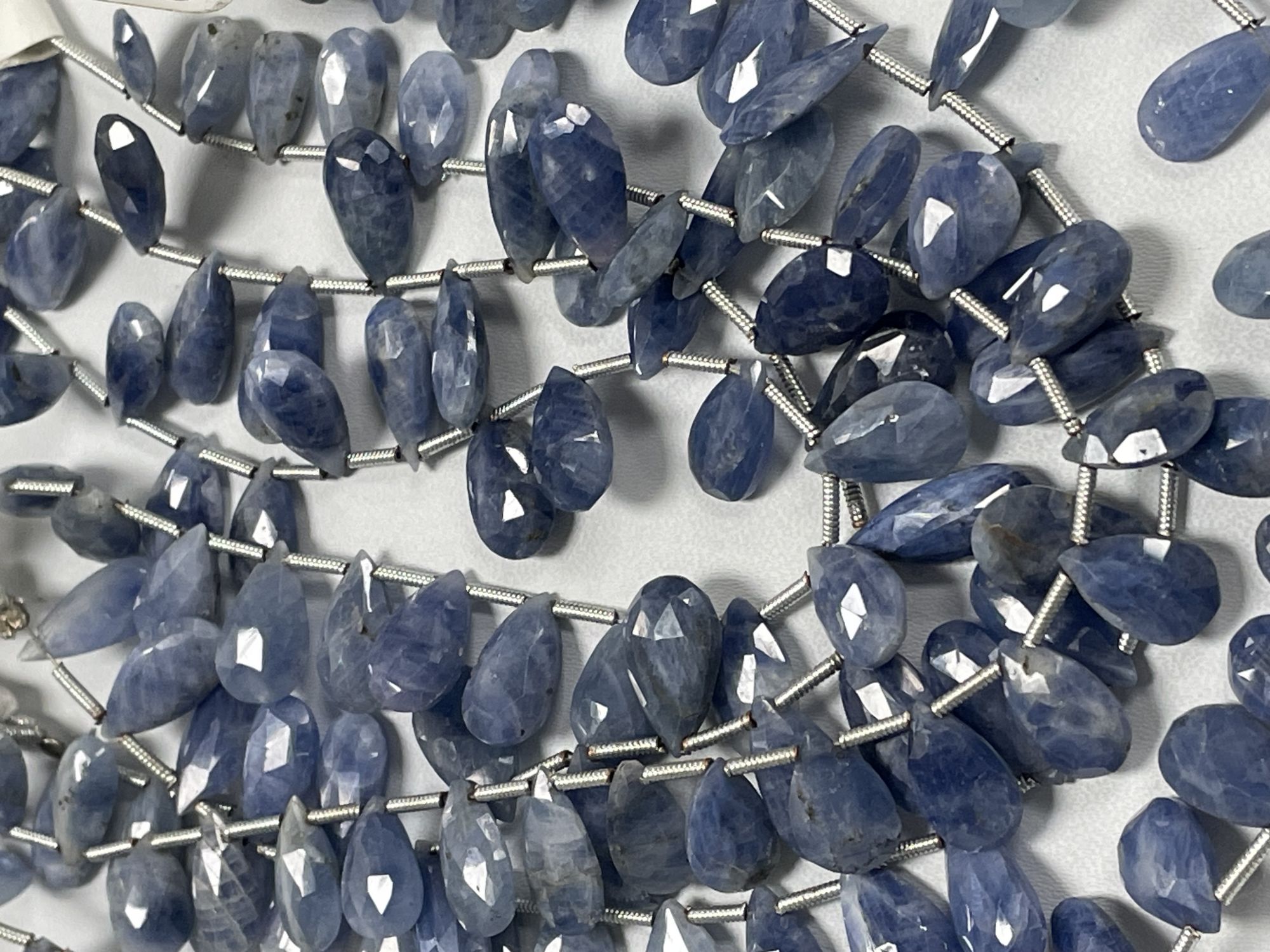 Blue Sapphire Pear Faceted