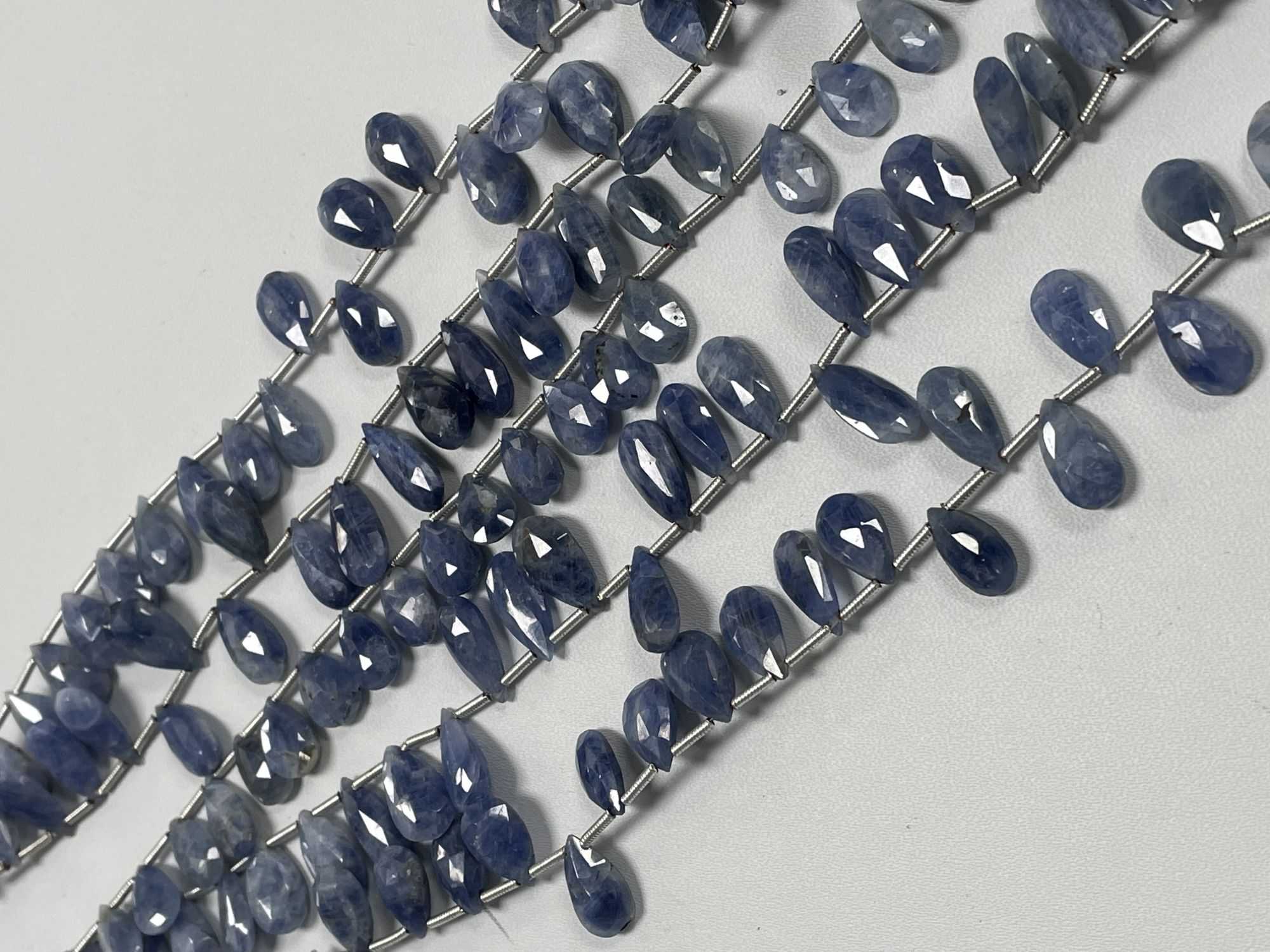 Blue Sapphire Pear Faceted