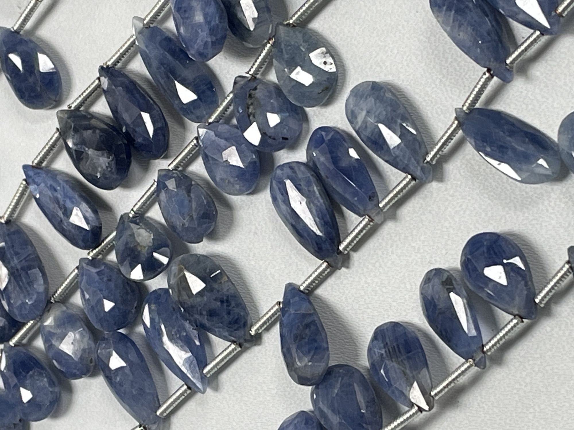 Blue Sapphire Pear Faceted