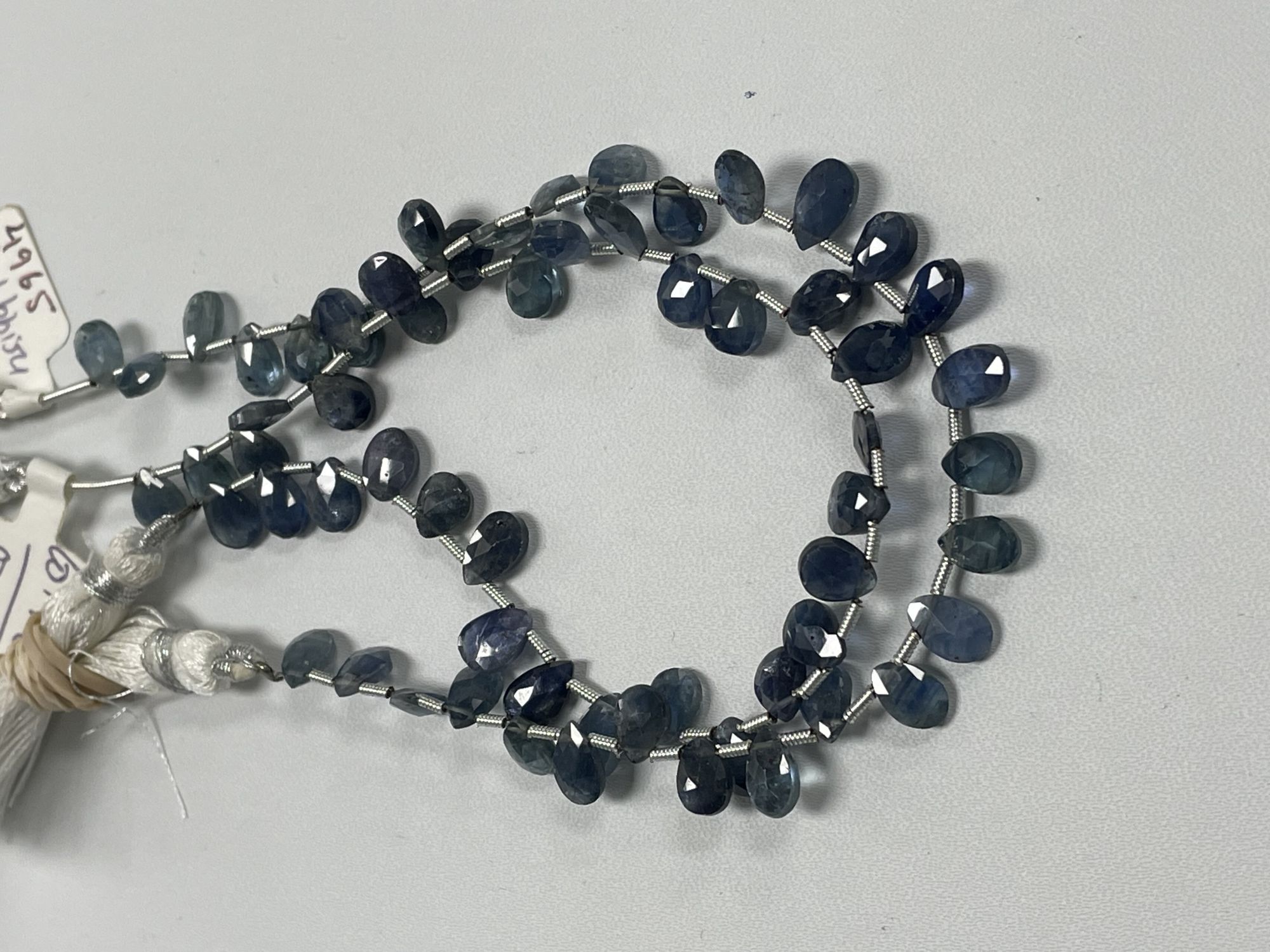 Blue Sapphire Pear Faceted