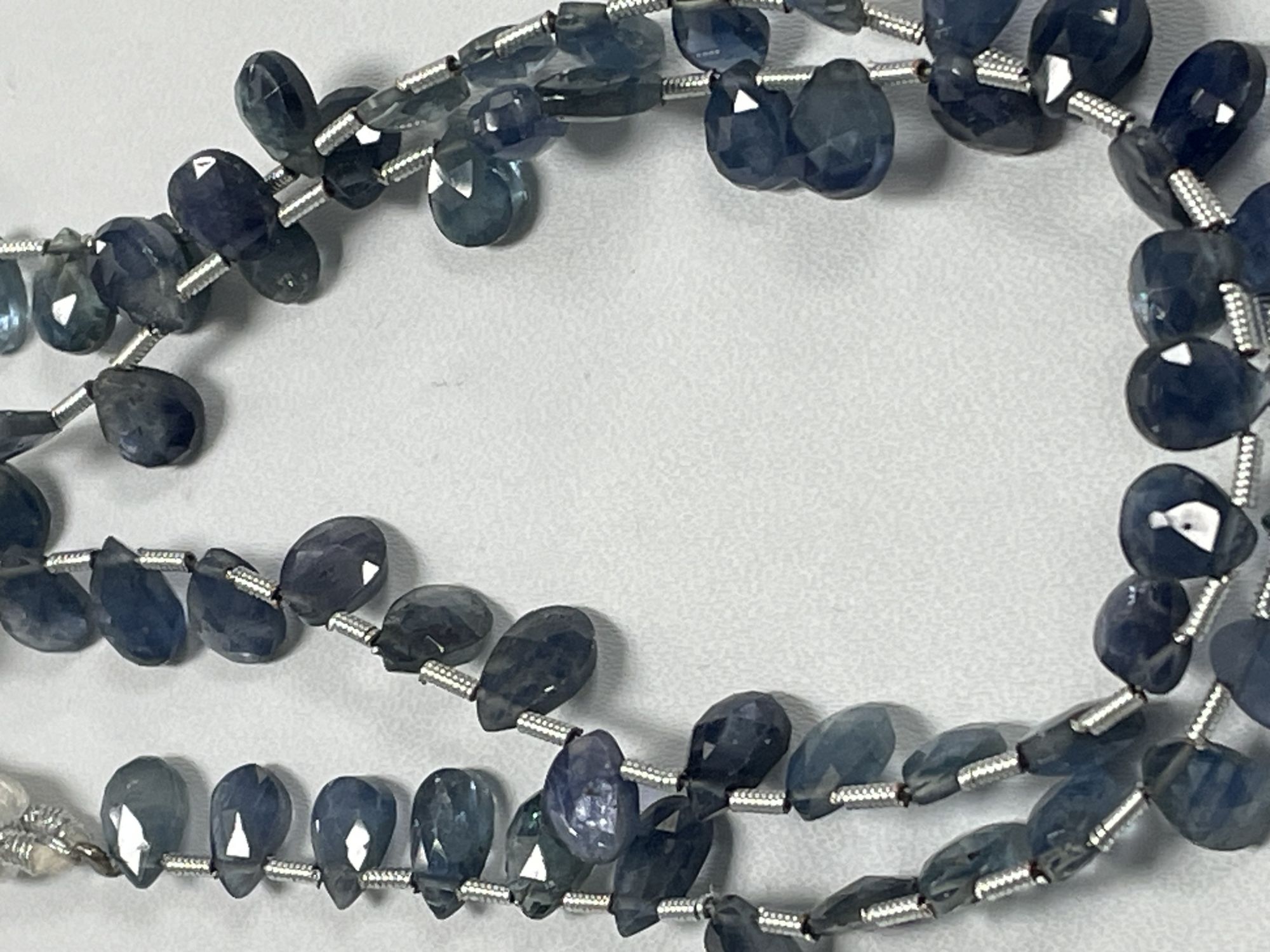 Blue Sapphire Pear Faceted