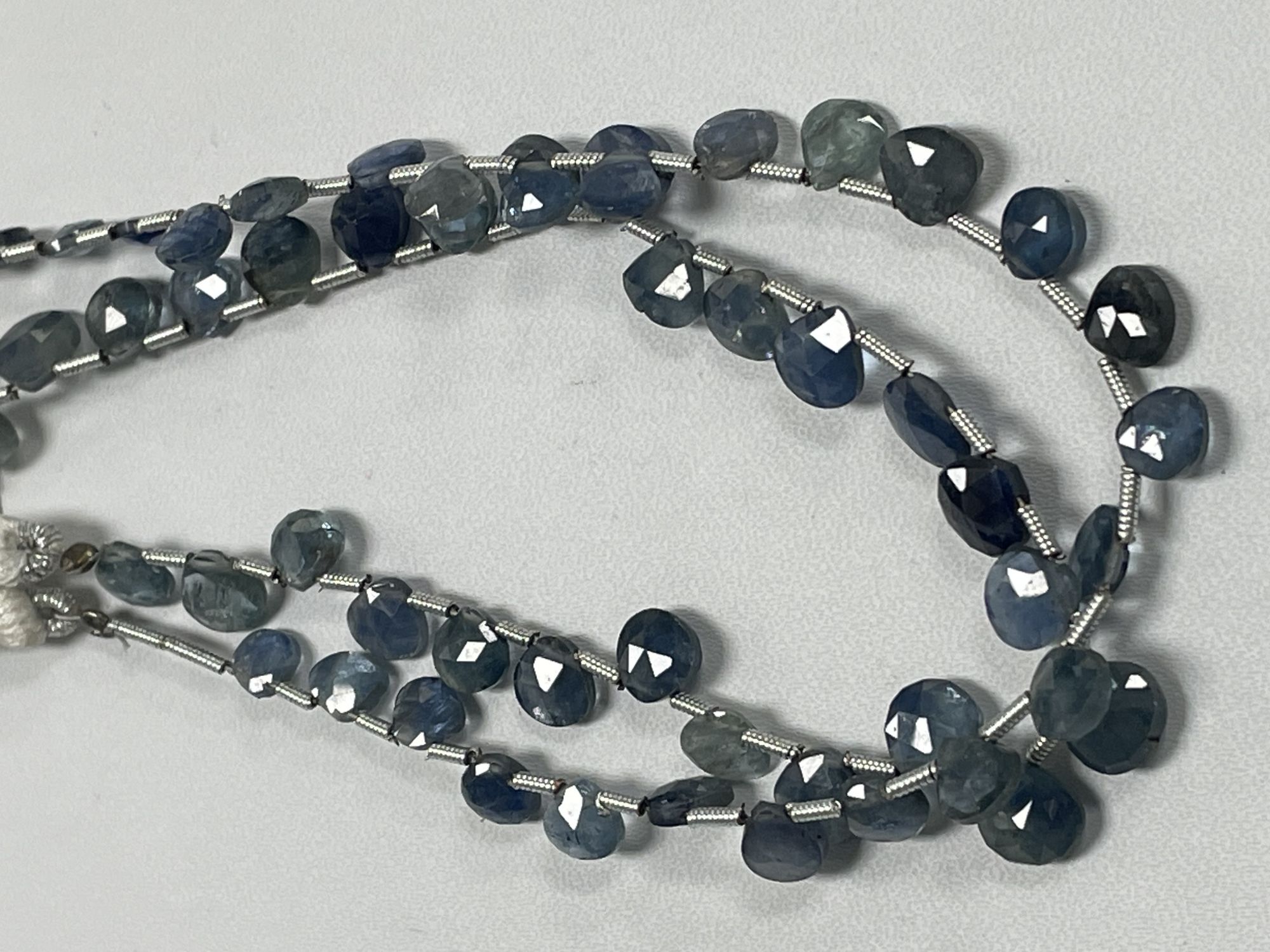 Blue Sapphire Heart Faceted