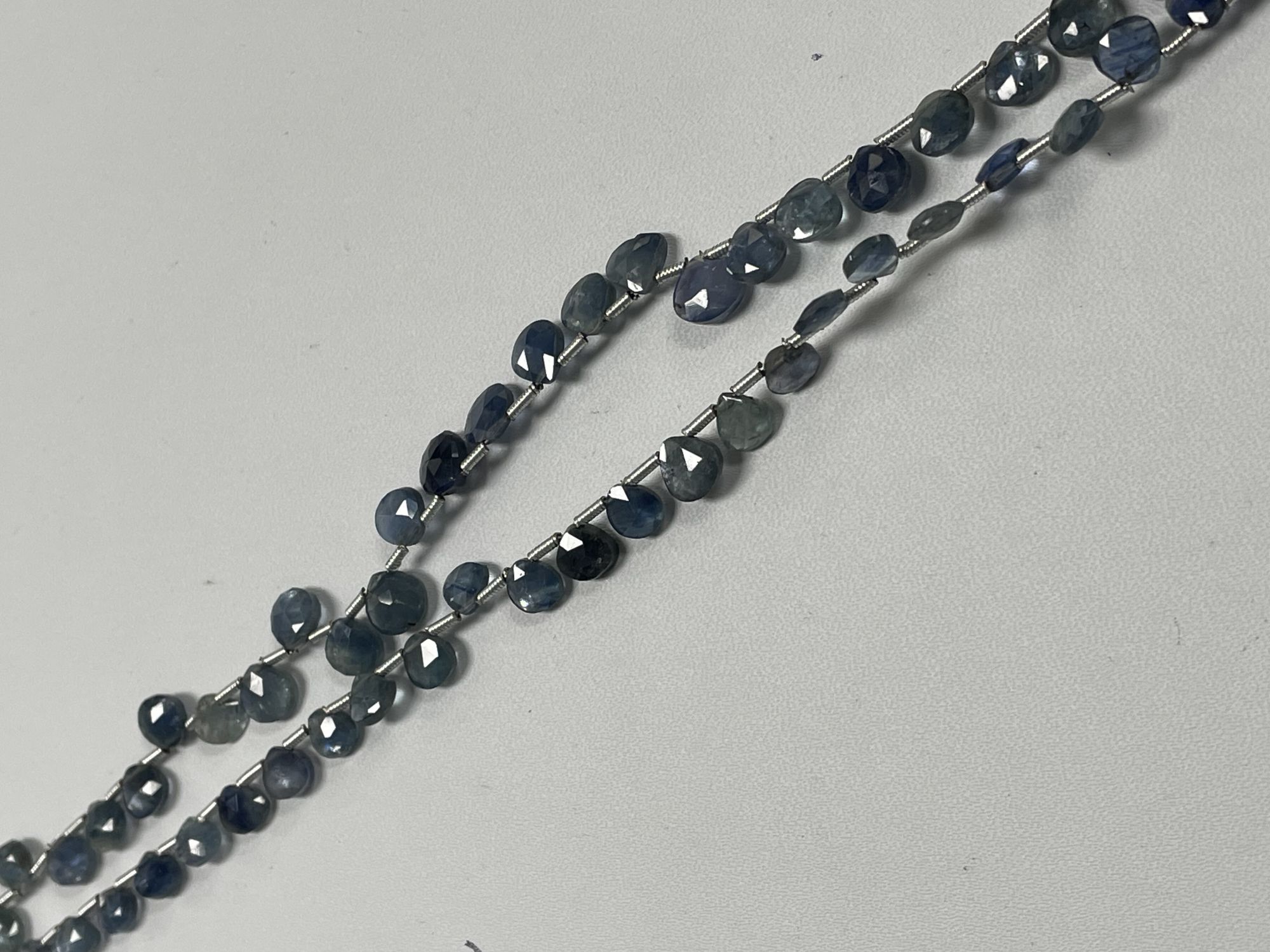 Blue Sapphire Heart Faceted
