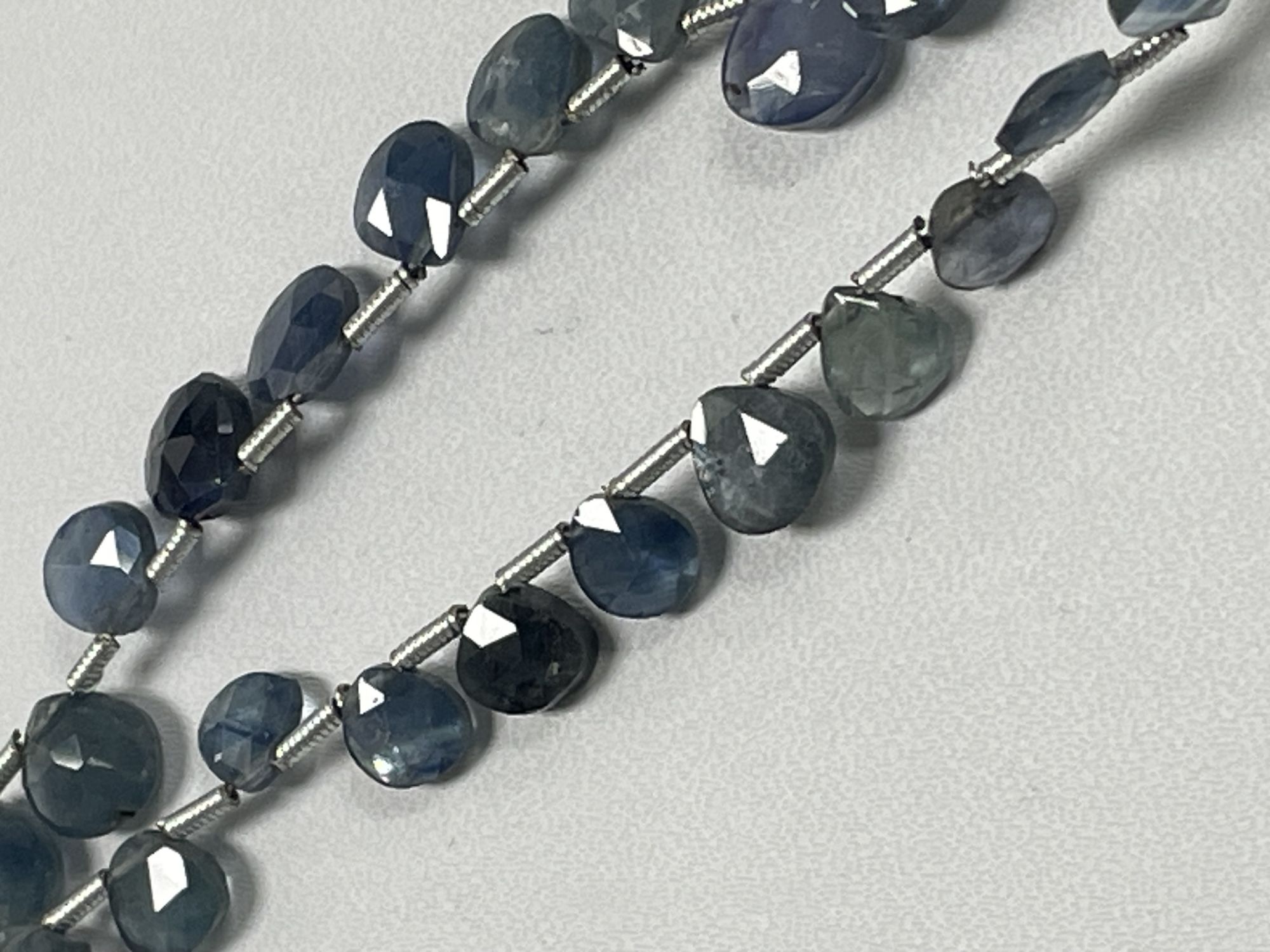 Blue Sapphire Heart Faceted