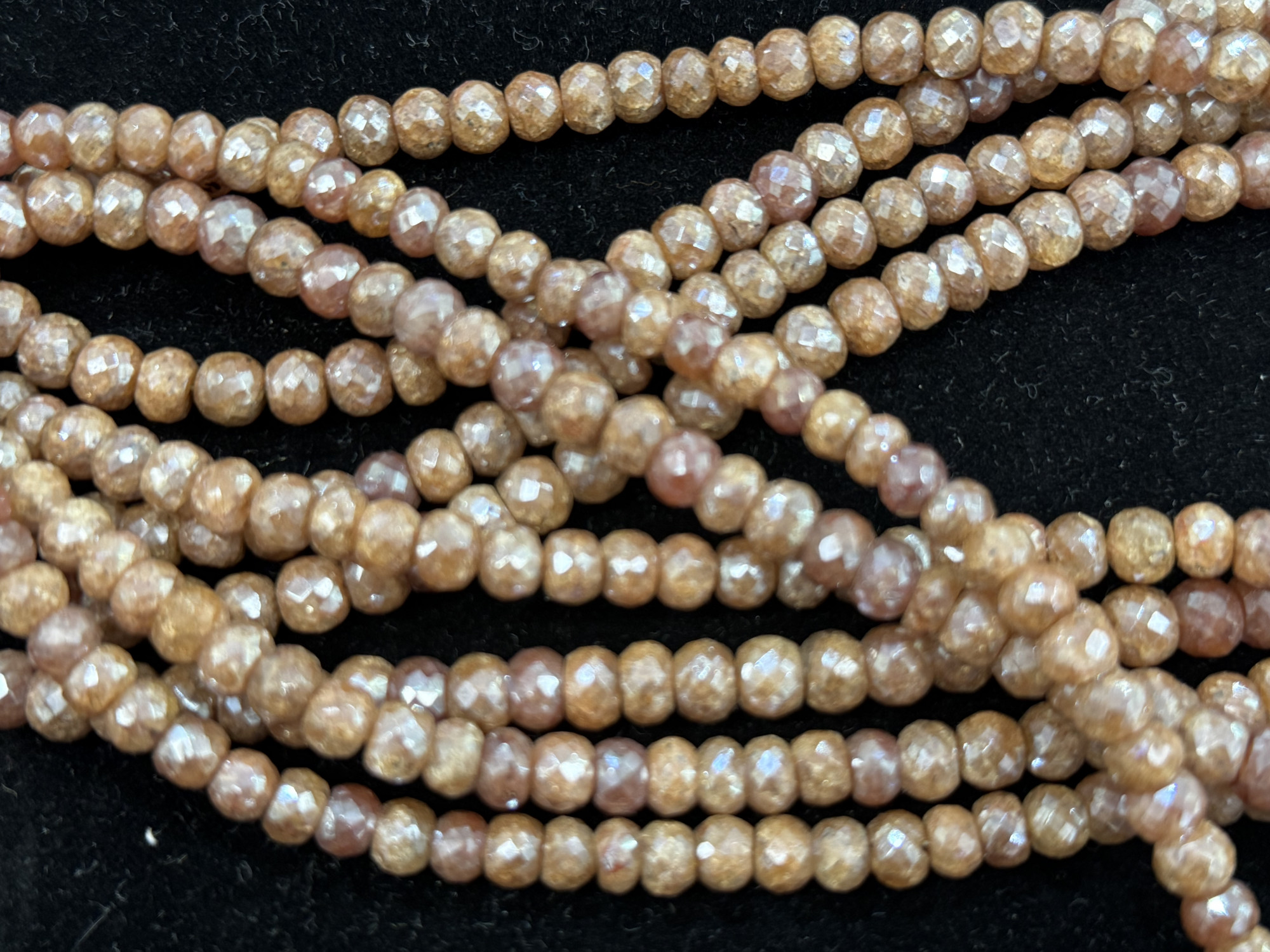 Silverite Rondelle Faceted