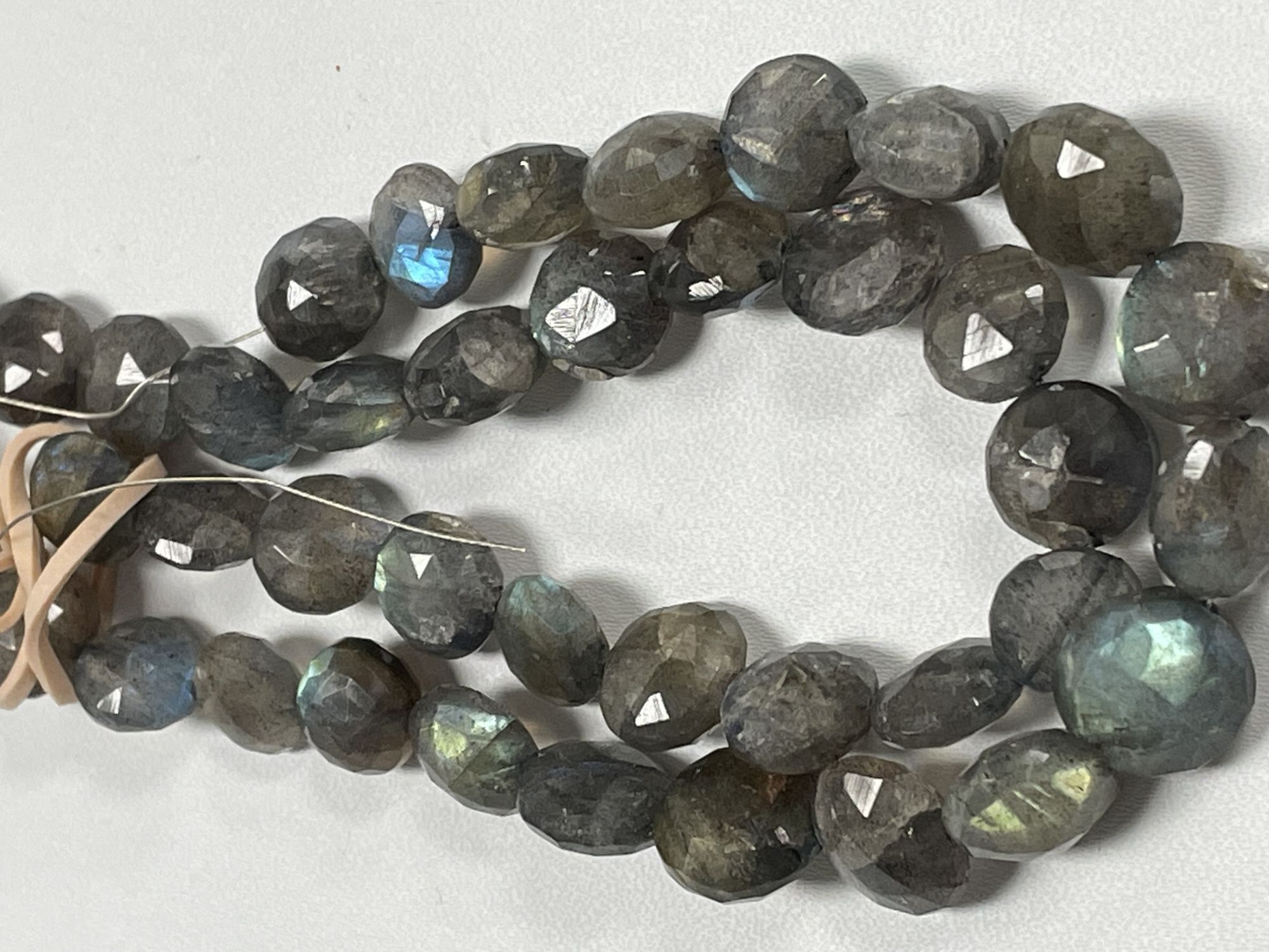 Labradorite Coin Faceted