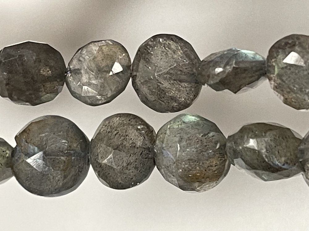 Labradorite Coin Faceted