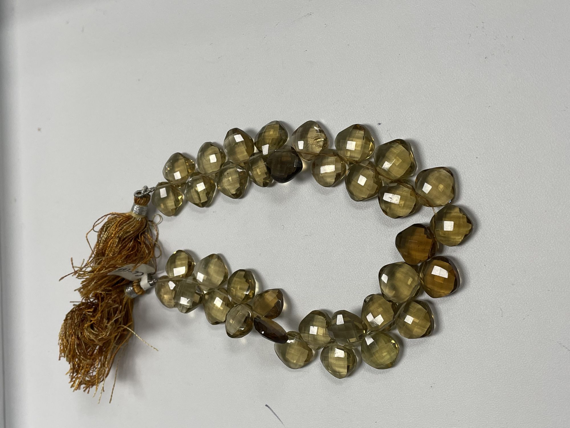 Beer Whiskey Quartz Cushion Faceted