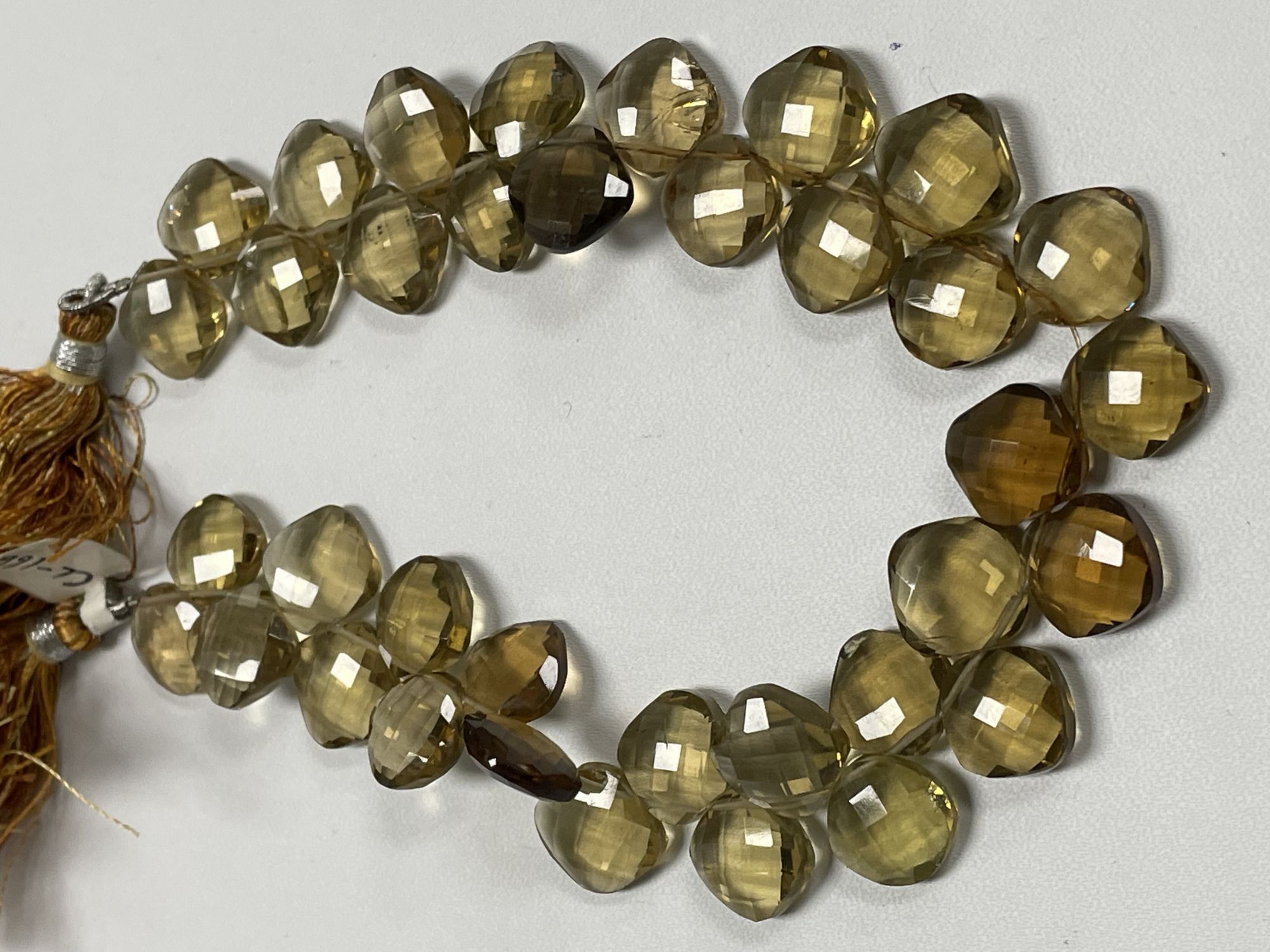 Beer Whiskey Quartz Cushion Faceted