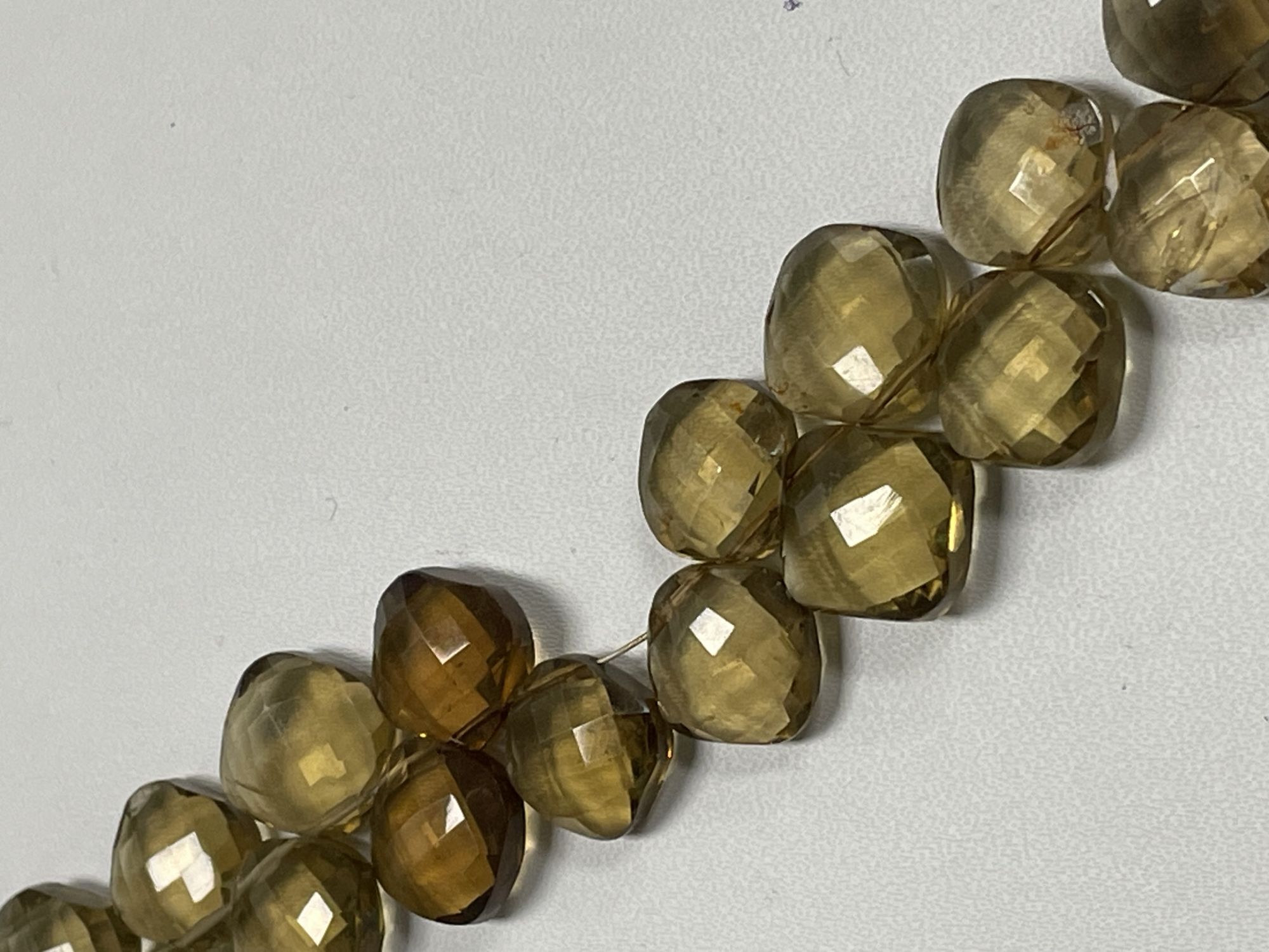 Beer Whiskey Quartz Cushion Faceted