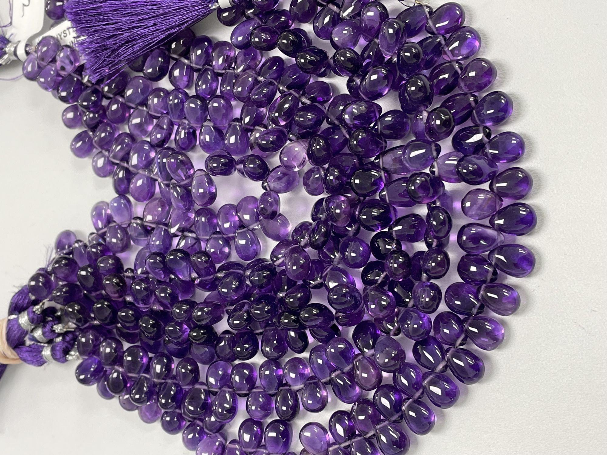 Purple Amethyst Pear Smooth