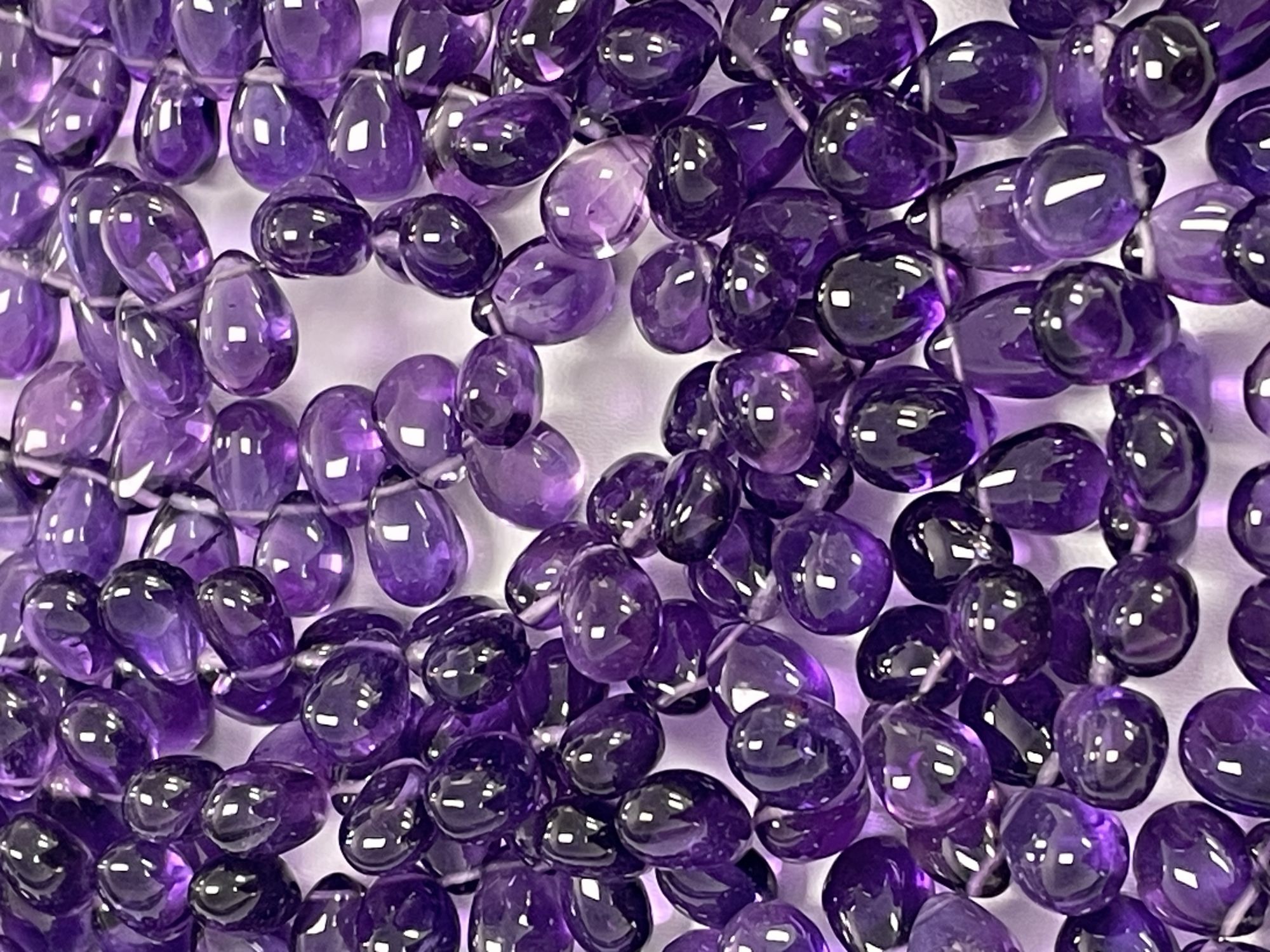 Purple Amethyst Pear Smooth