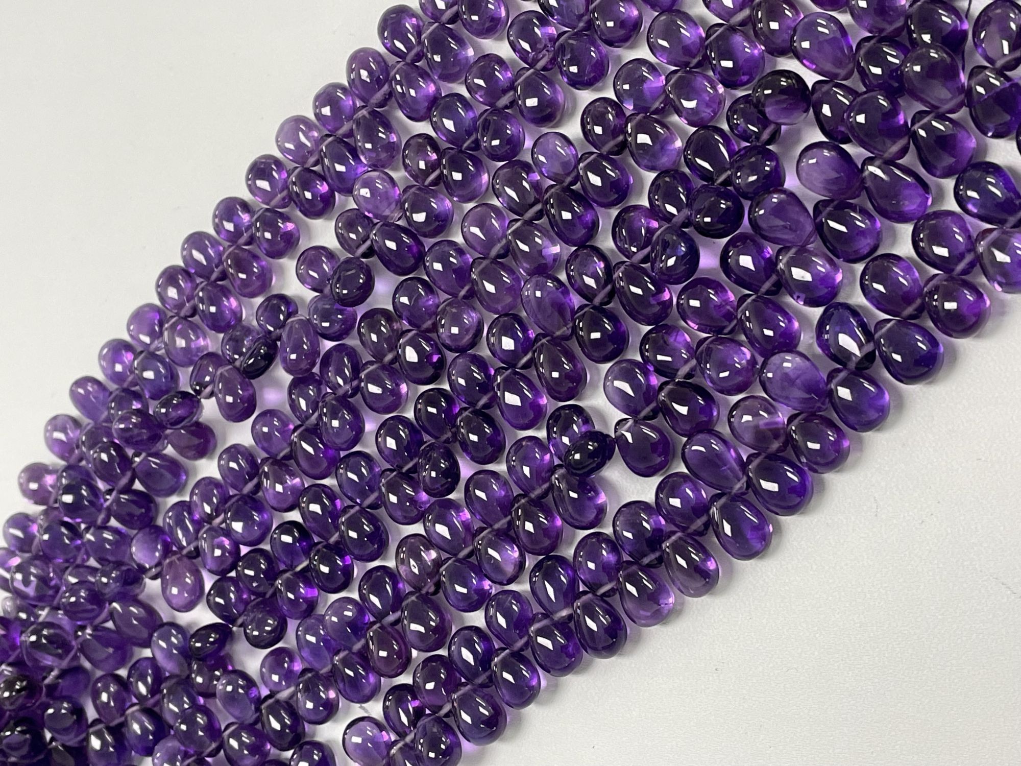 Purple Amethyst Pear Smooth