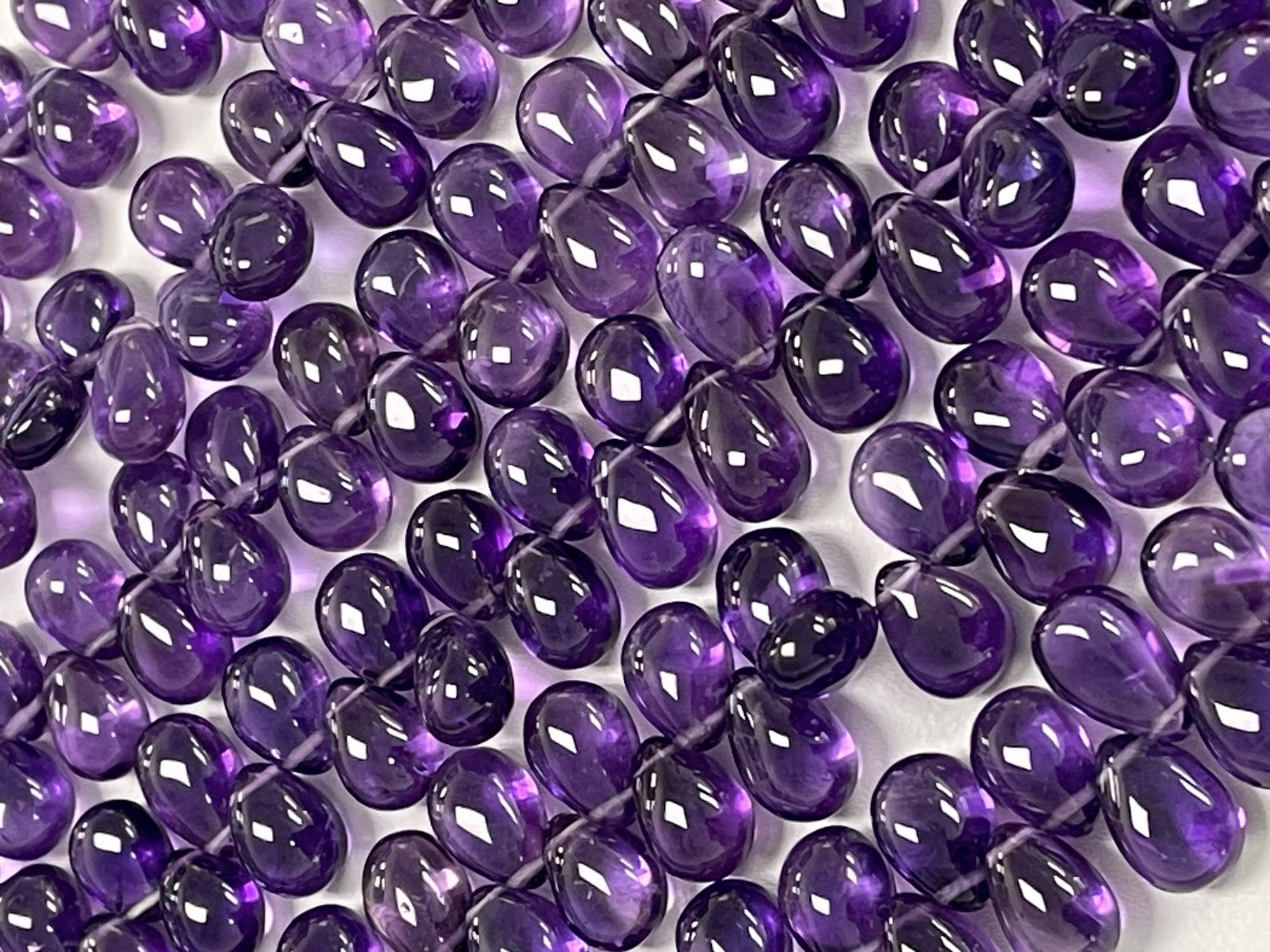 Purple Amethyst Pear Smooth