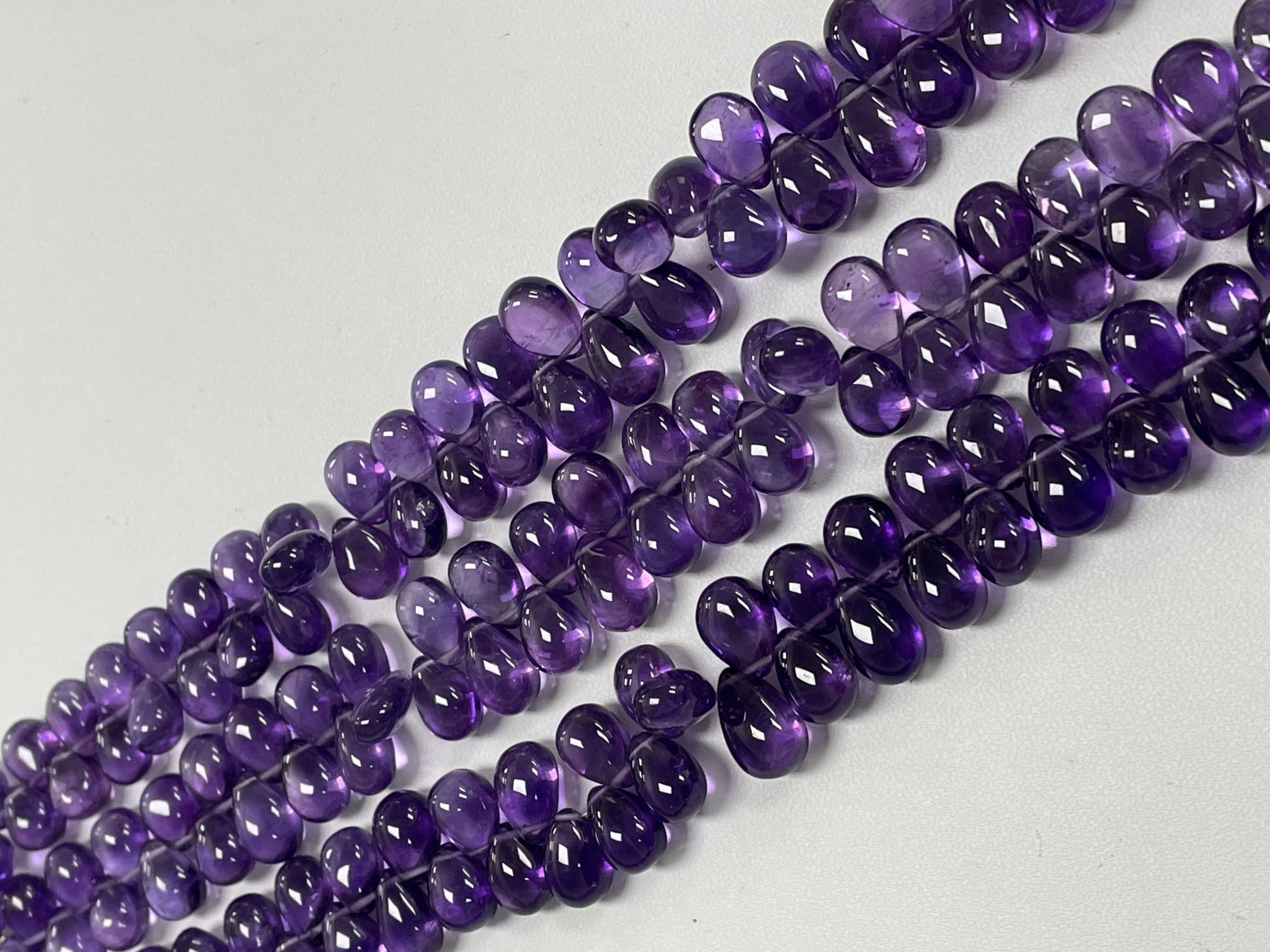 Purple Amethyst Pear Smooth