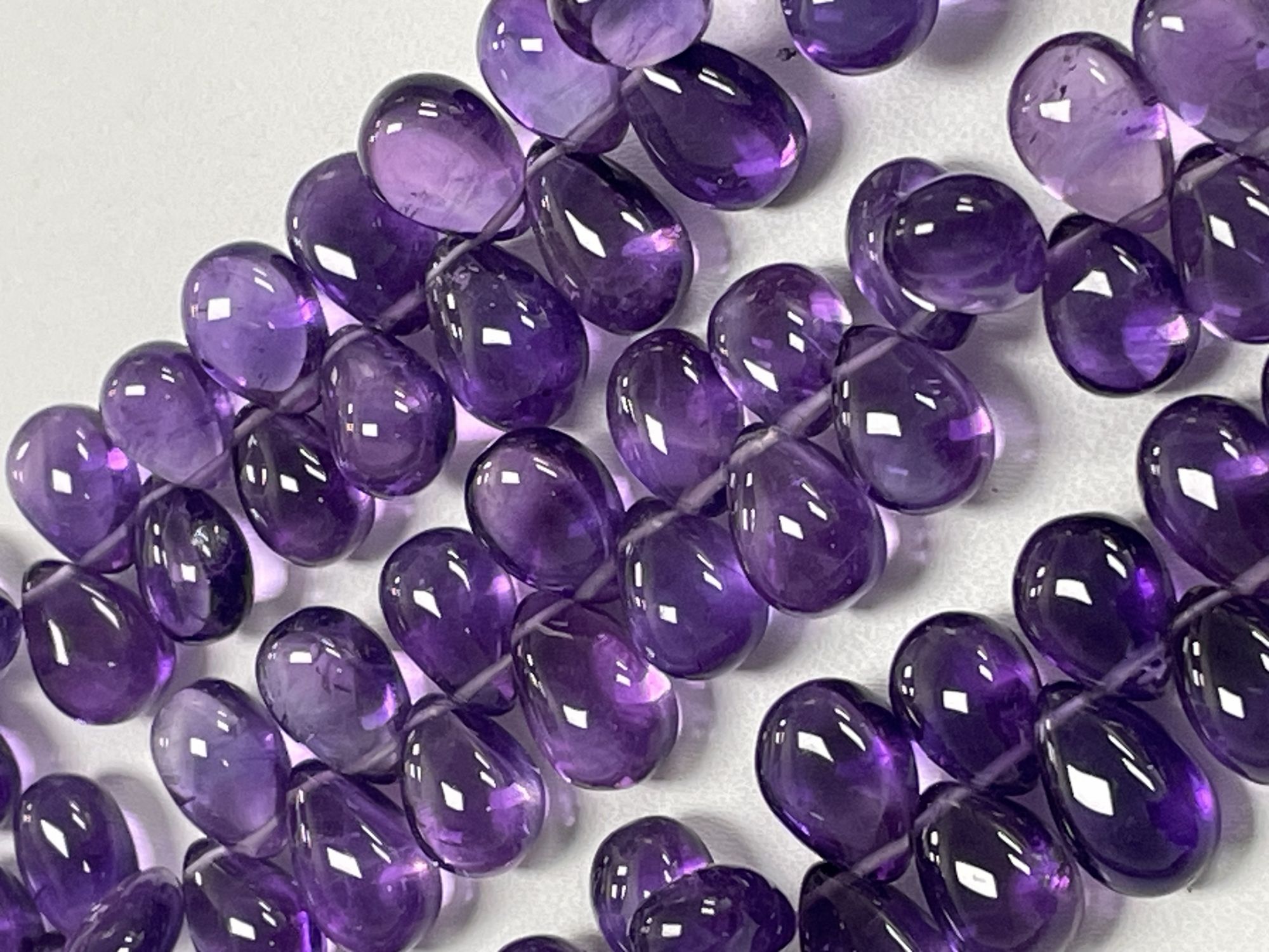Purple Amethyst Pear Smooth