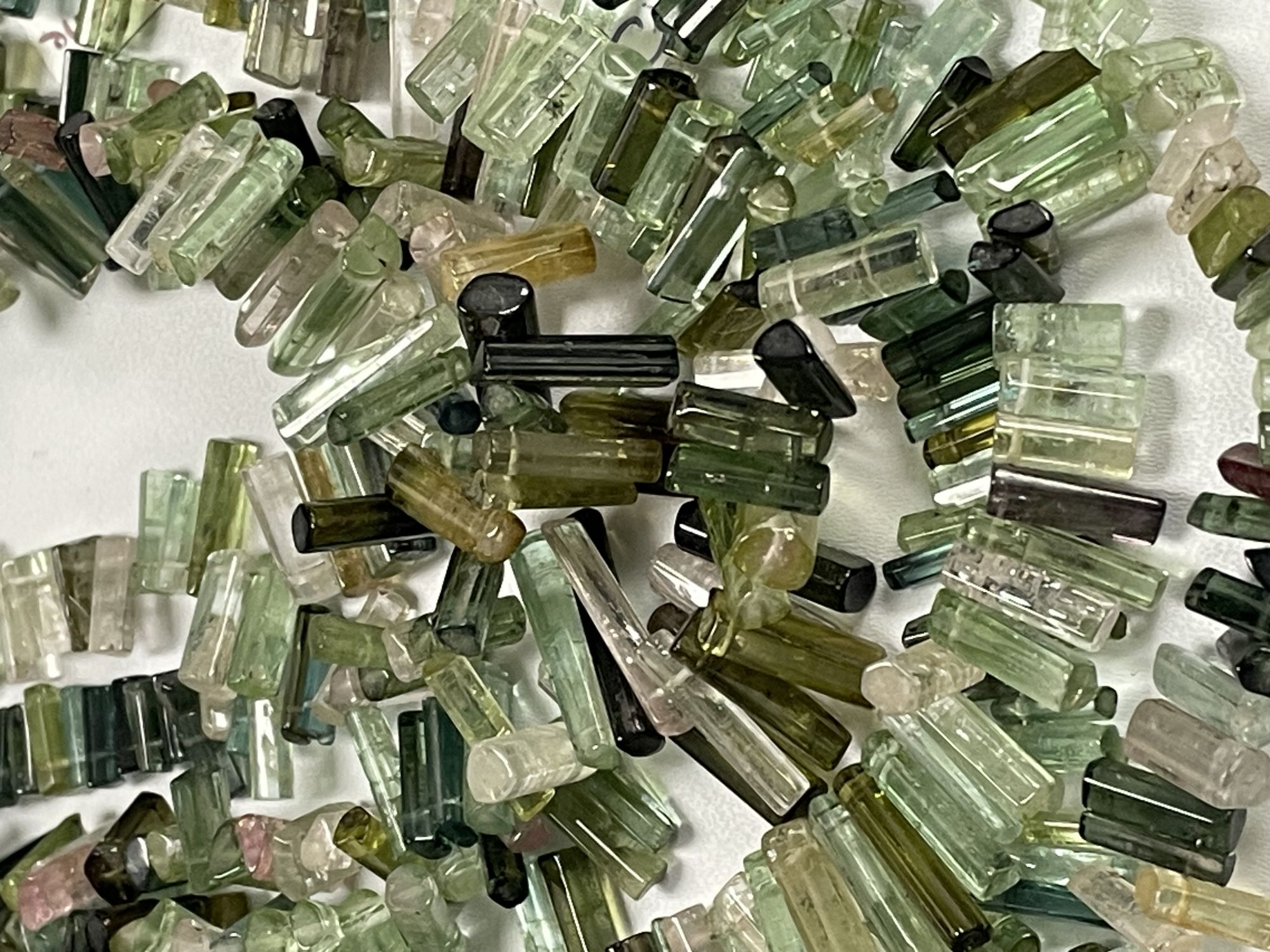 Multi Tourmaline Tube Smooth