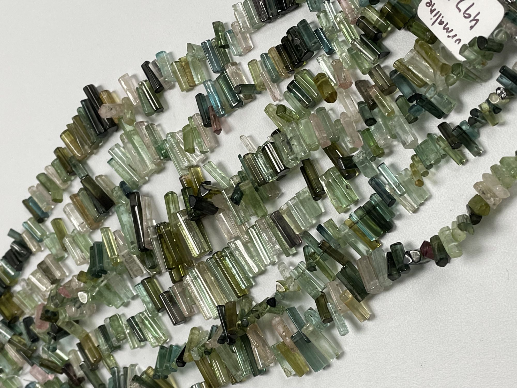 Multi Tourmaline Tube Smooth