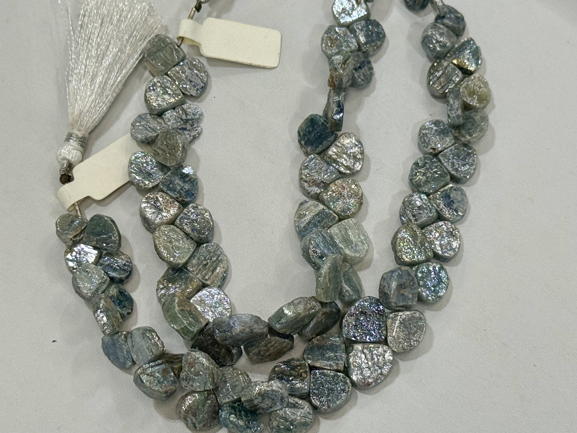 Coated Kyanite Heart Faceted