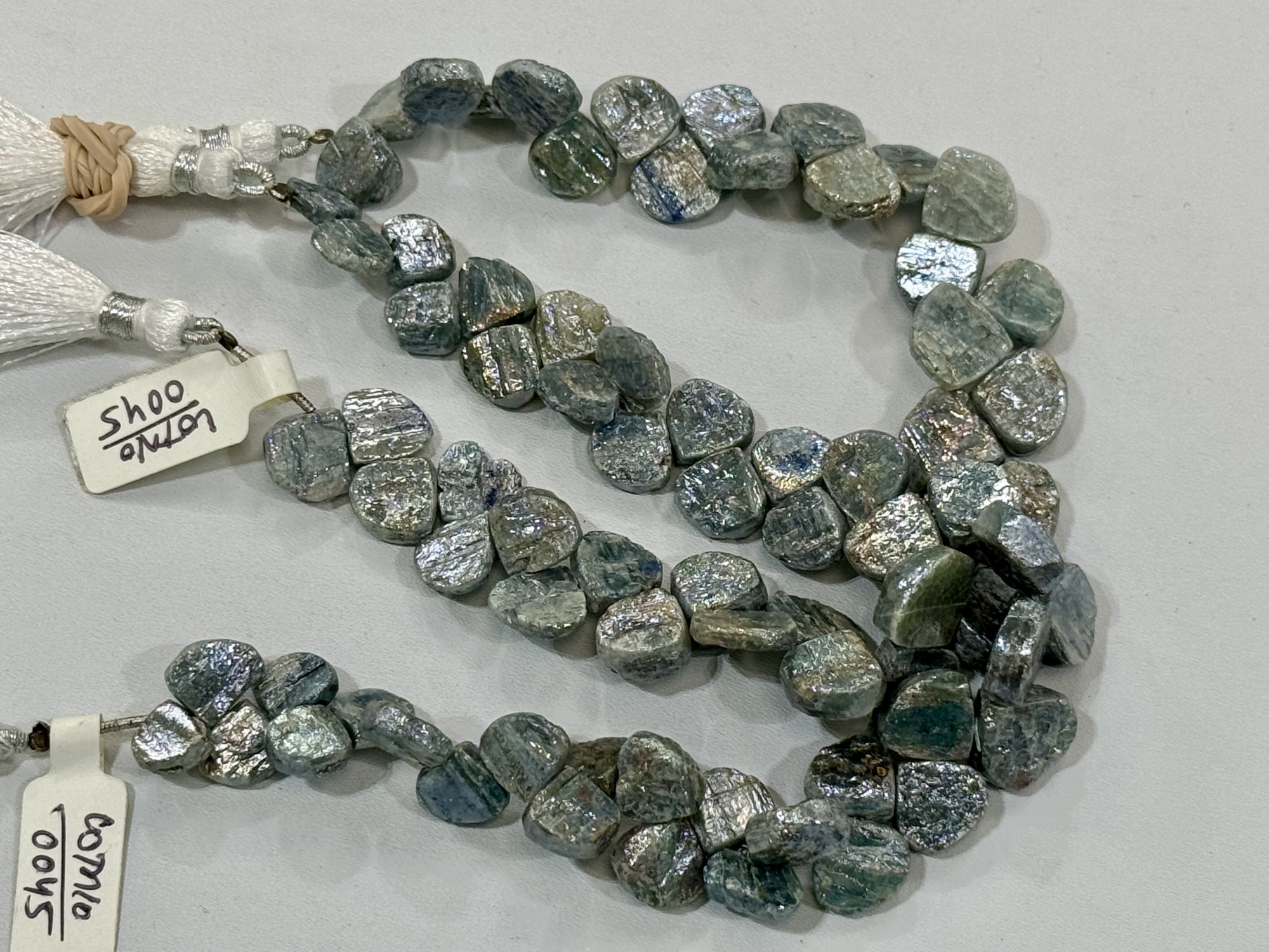 Coated Kyanite Heart Faceted