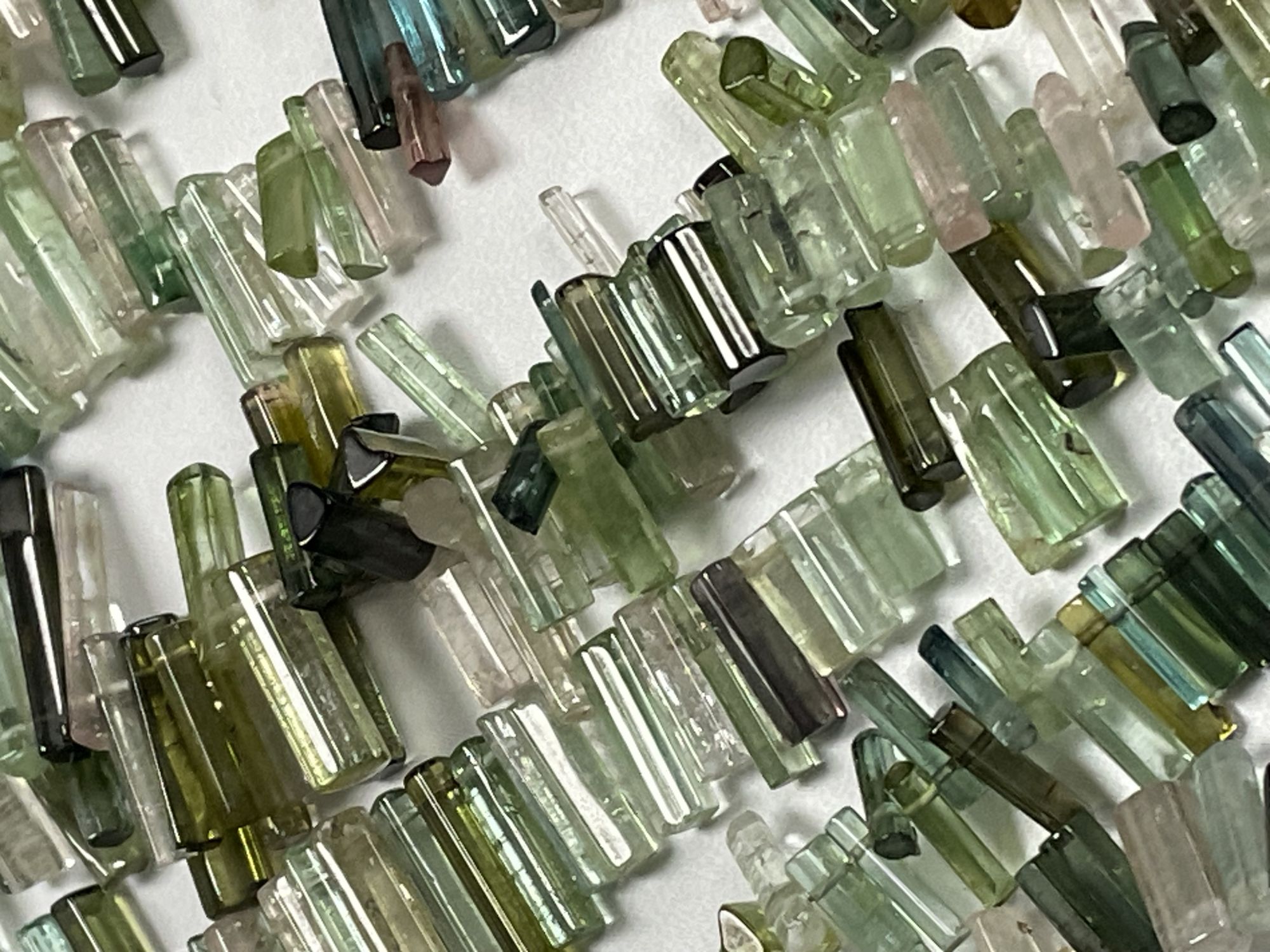 Multi Tourmaline Tube Smooth